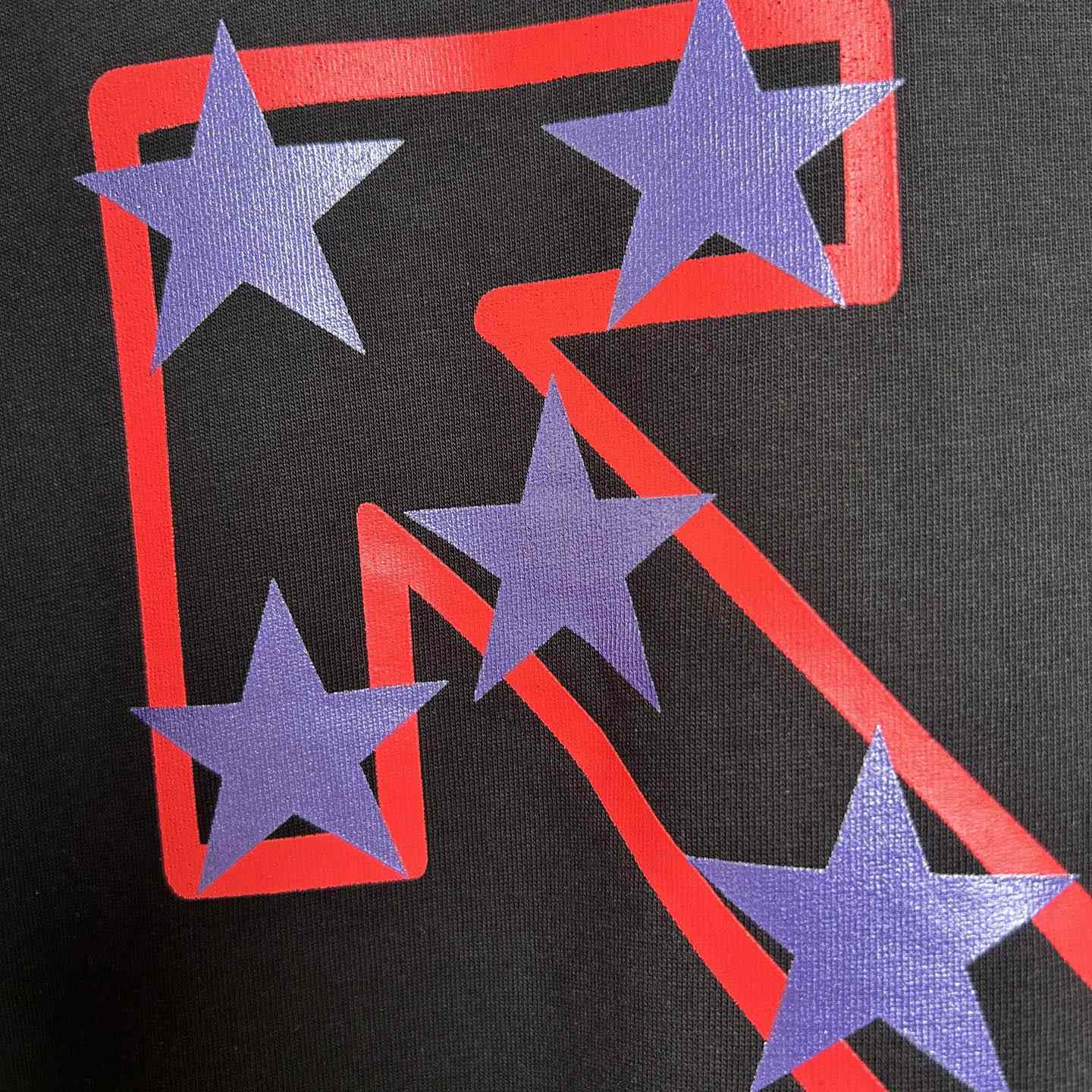 Off-White Black Starry Arrow T-Shirt - EUR FASHION