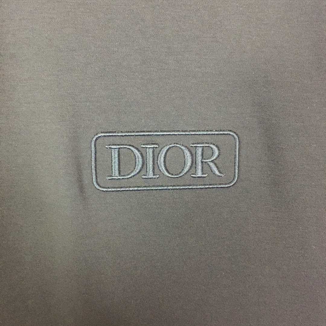 Dior Logo Cotton T-Shirt  - EUR FASHION