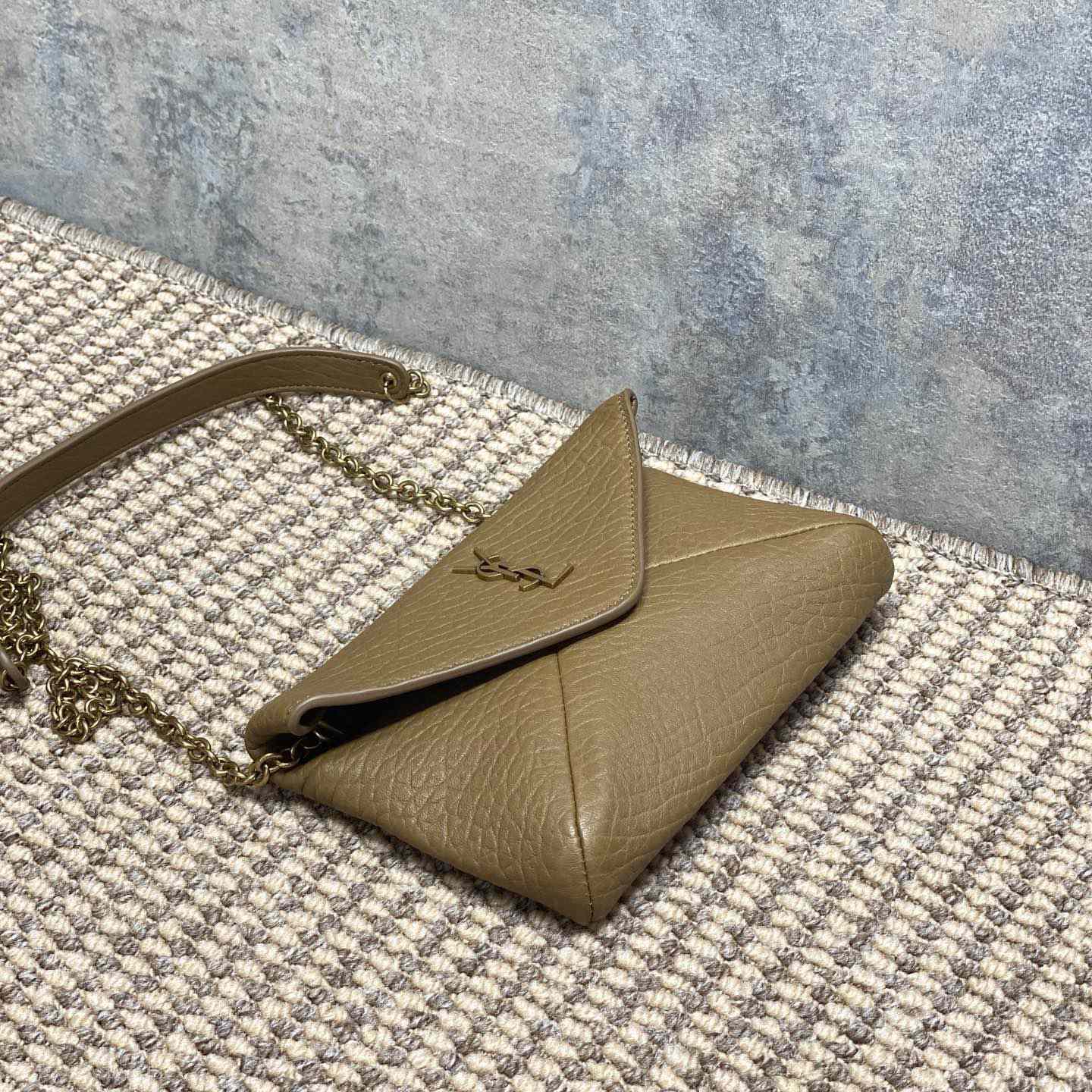 Saint Laurent Cassandre Chain Pouch In Lambskin - EUR FASHION