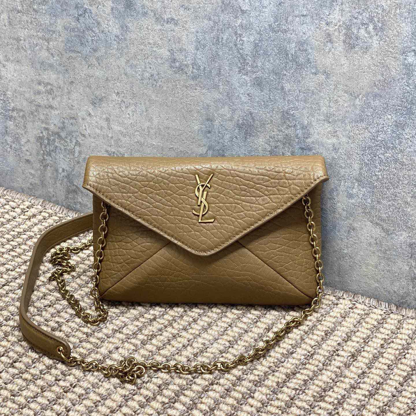 Saint Laurent Cassandre Chain Pouch In Lambskin - EUR FASHION