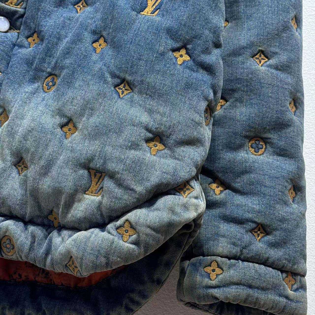 Louis Vuitton Padded Denim Monogram Overshirt   1AFJCQ - EUR FASHION