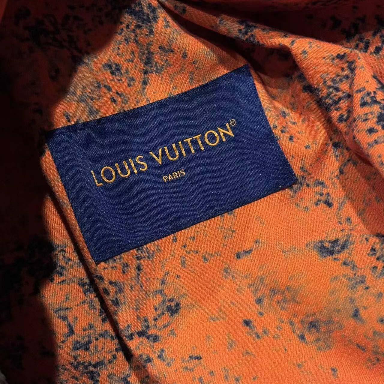 Louis Vuitton Padded Denim Monogram Overshirt   1AFJCQ - EUR FASHION