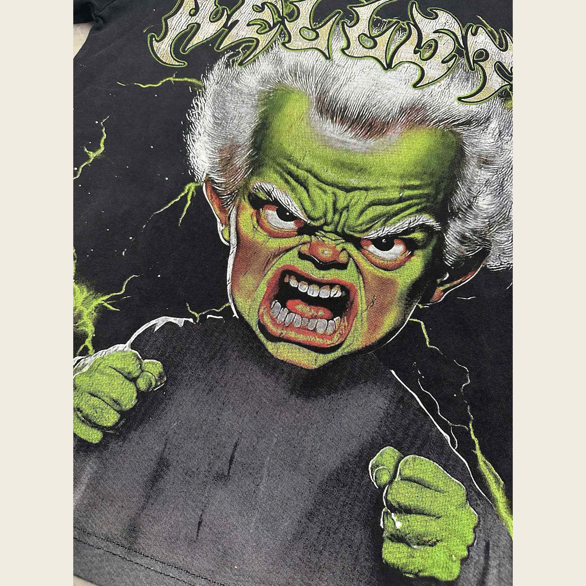 Hellstar Star Green Angry Person Tee - EUR FASHION