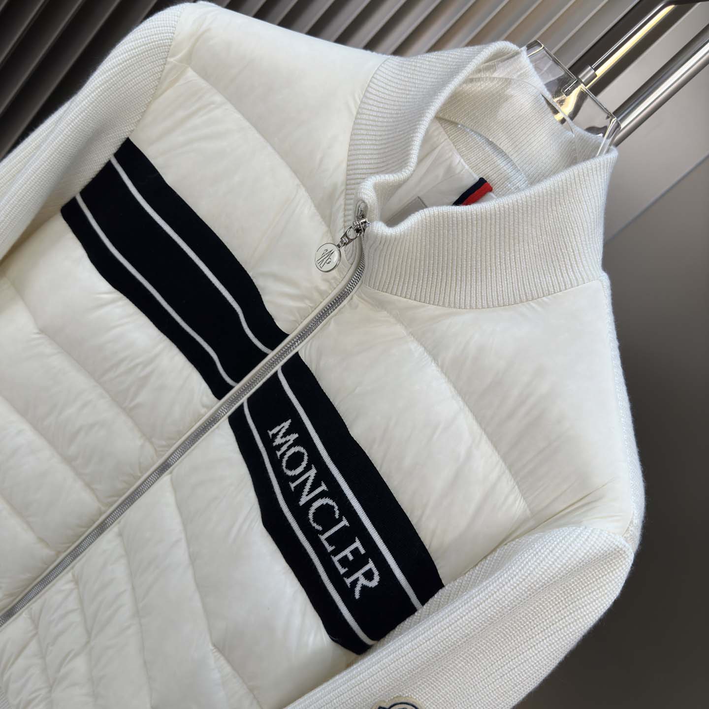 Moncler Color Block Zip Cardigan  - EUR FASHION