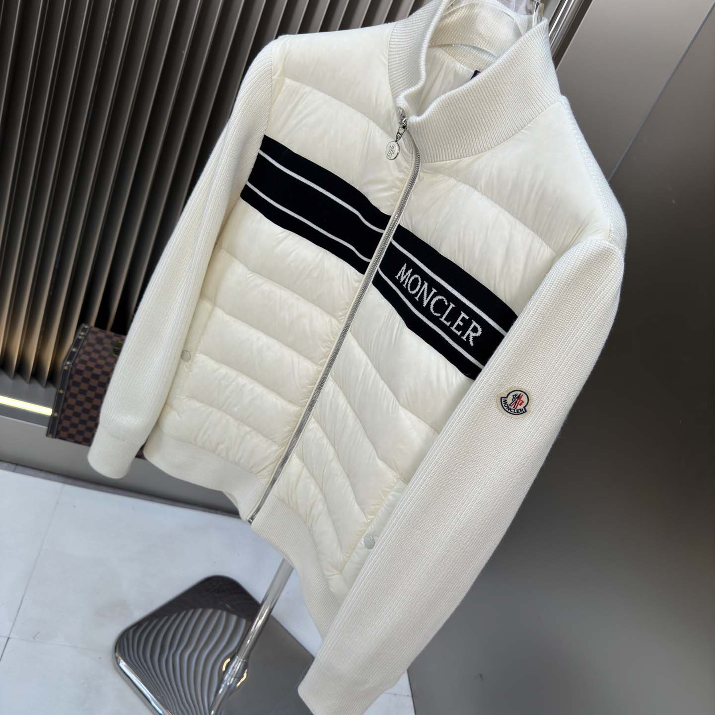 Moncler Color Block Zip Cardigan  - EUR FASHION