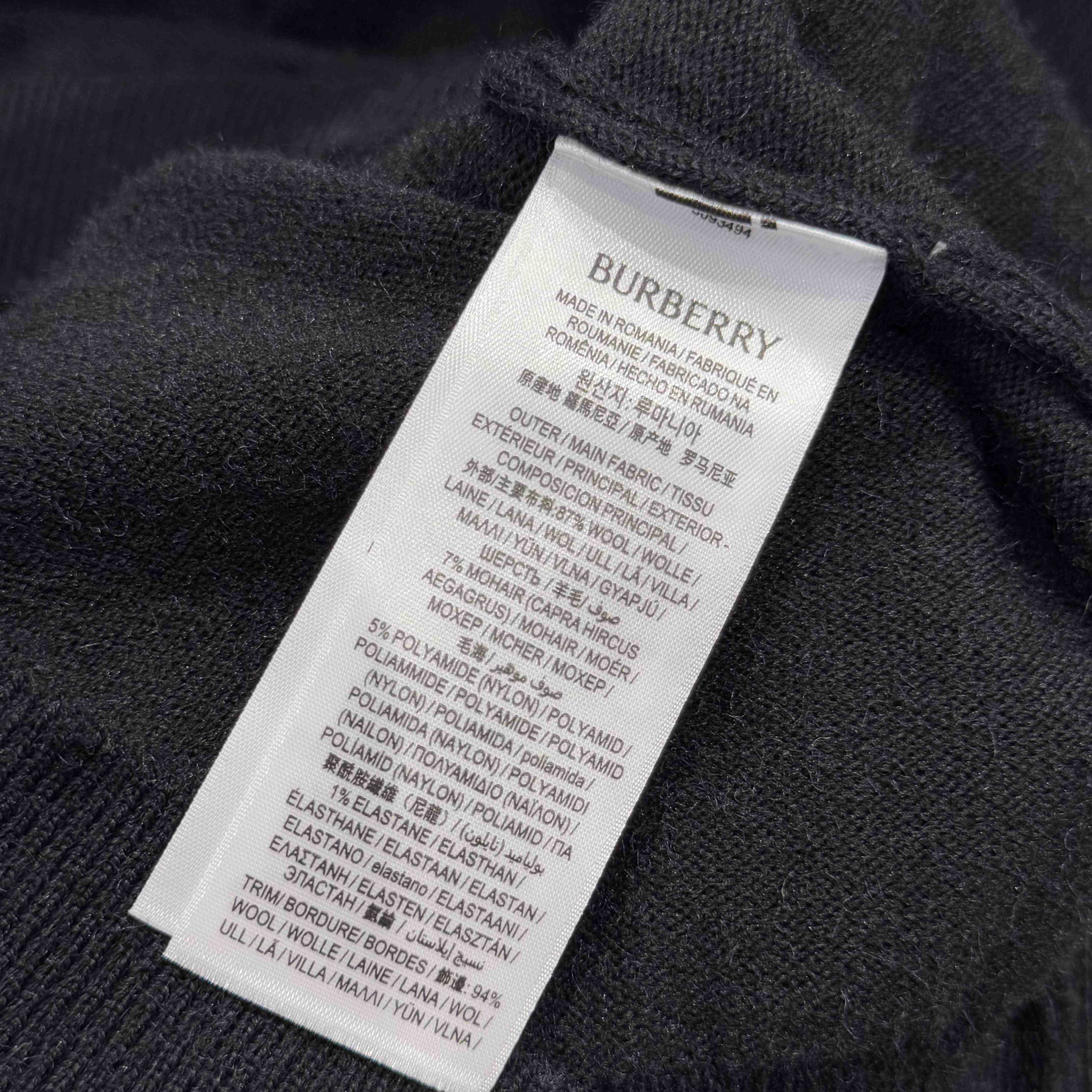 Burberry Long-sleeve Cashmere Blend Polo Shirt - EUR FASHION