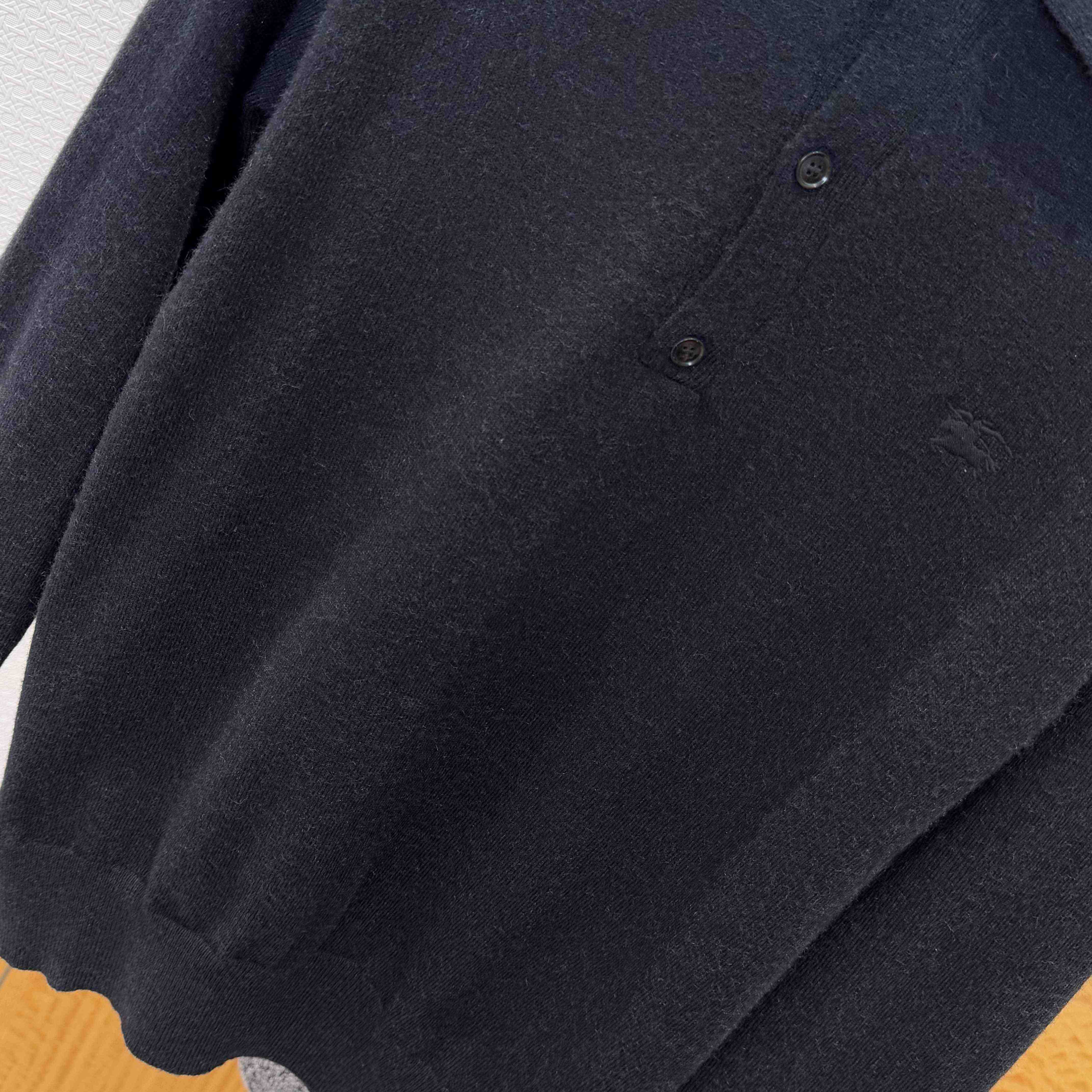 Burberry Long-sleeve Cashmere Blend Polo Shirt - EUR FASHION