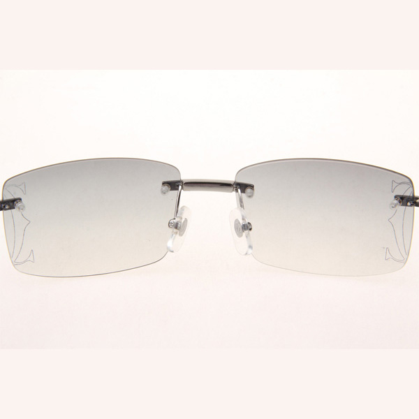 Cartier CT_3524012 Diamond Wood Eyeglasses In Silver Grey - EUR FASHION