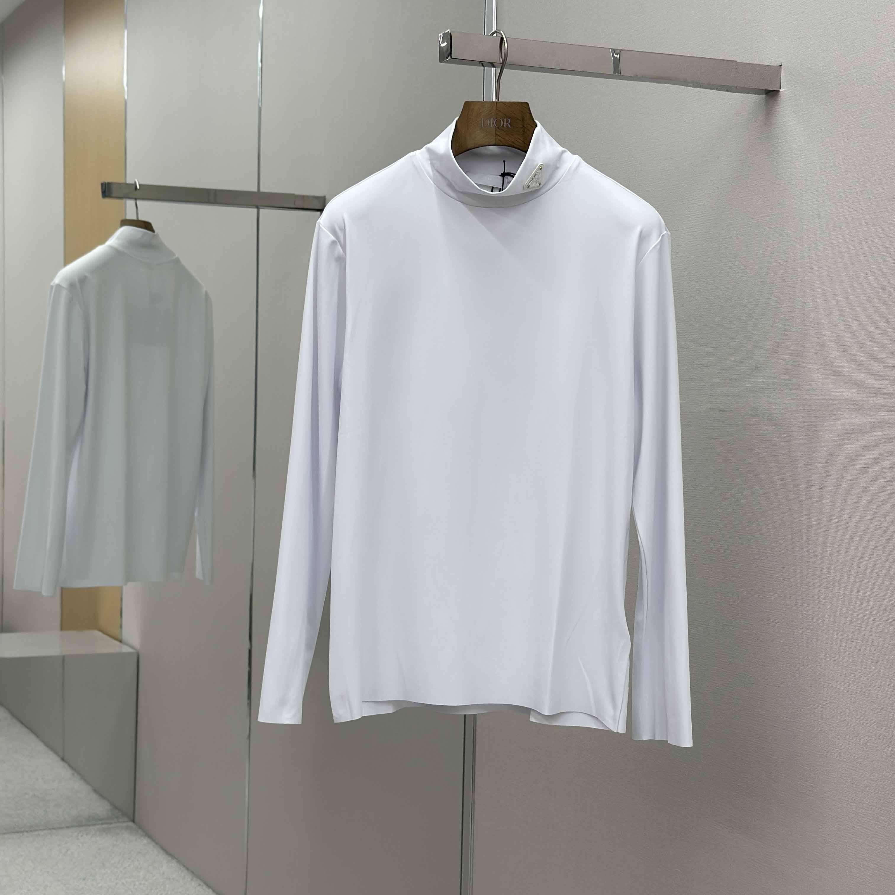 Prada Technical Jersey Mock Turtleneck - EUR FASHION