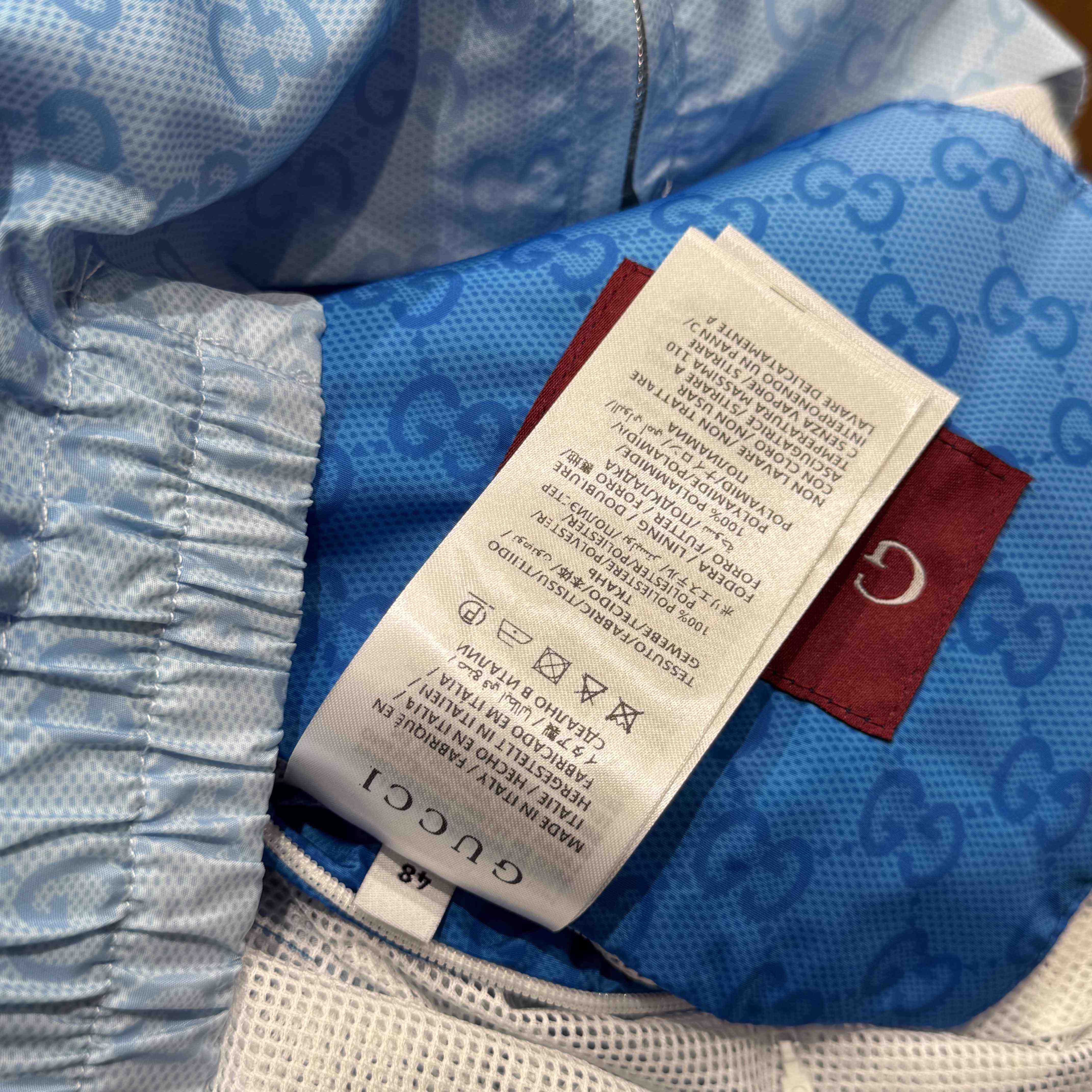 Gucci Printed Technical Poplin Zip Jacket - EUR FASHION
