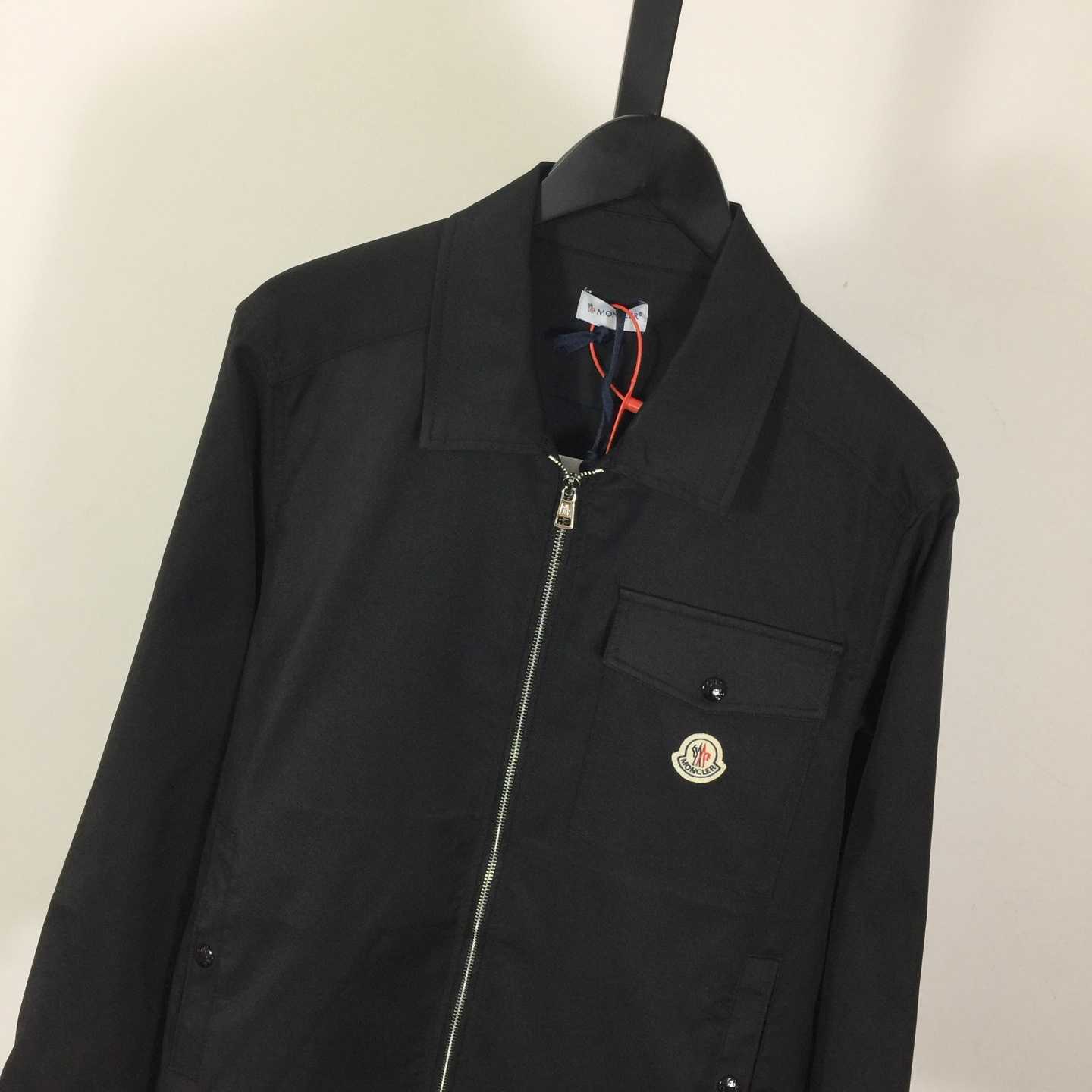 Moncler Cotton Gabardine Zip-Up Shirt Jacket - EUR FASHION