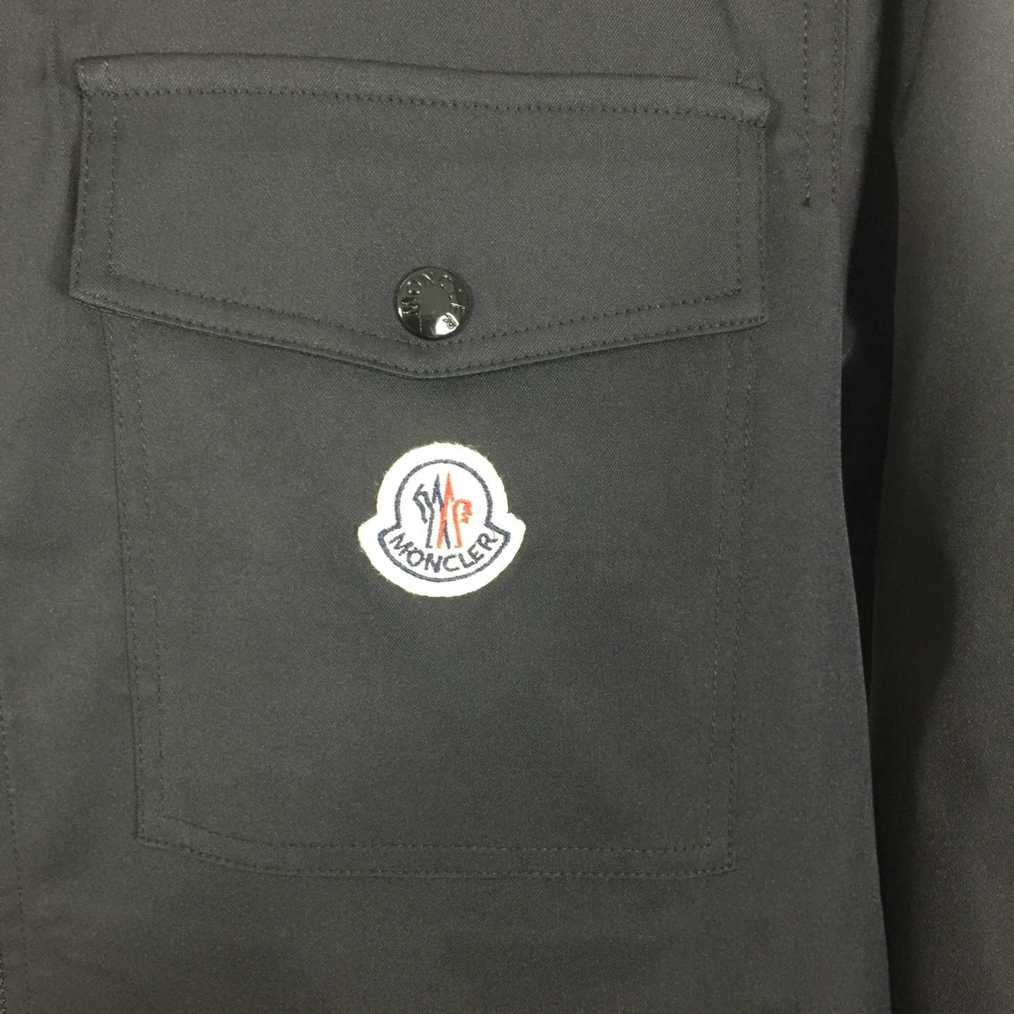 Moncler Cotton Gabardine Zip-Up Shirt Jacket - EUR FASHION
