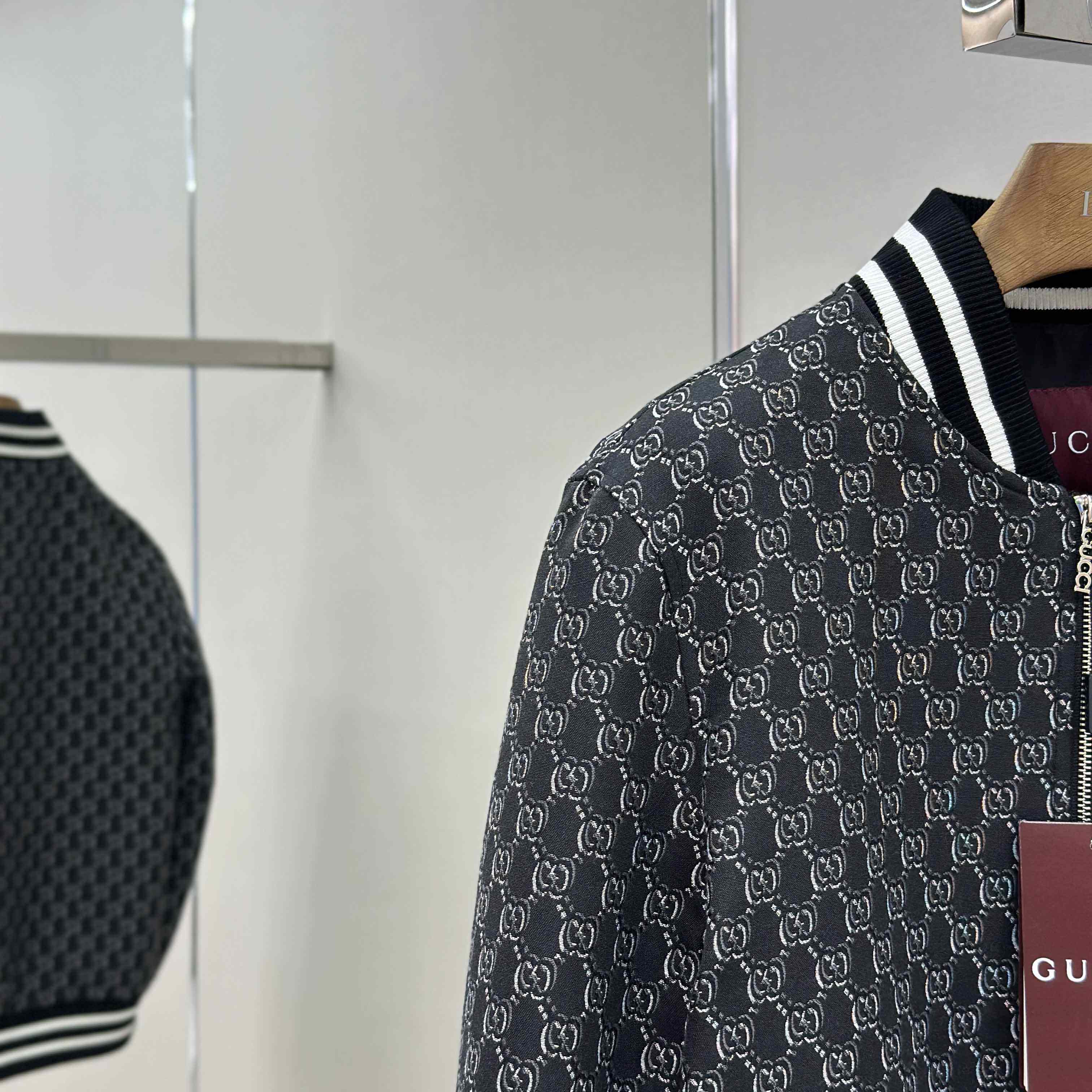 Gucci Logo-Jacquard Padded Cotton-Twill Bomber Jacket - EUR FASHION