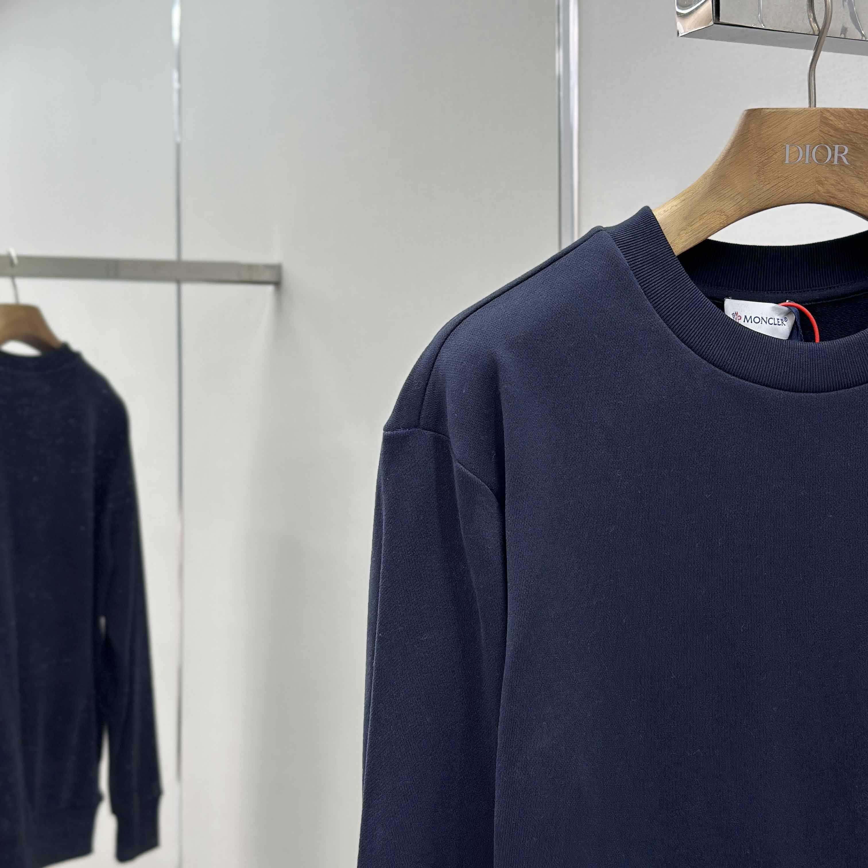 Moncler Cotton & Denim Sweatshirt - EUR FASHION