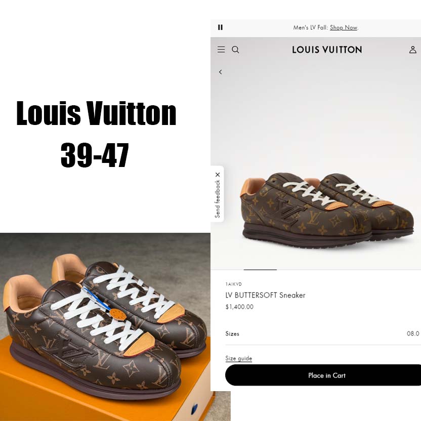 Louis Vuitton LV BUTTERSOFT Sneaker    1AIKVD - EUR FASHION