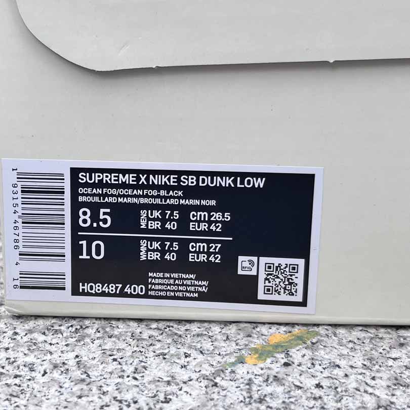 Supreme x Nike Dunk SB LOW PRO OG QS    HQ8487-400 - EUR FASHION
