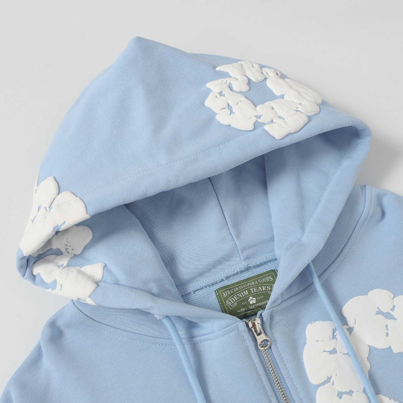 Denim Tears Cotton Wreath Zip Hoodie  - EUR FASHION