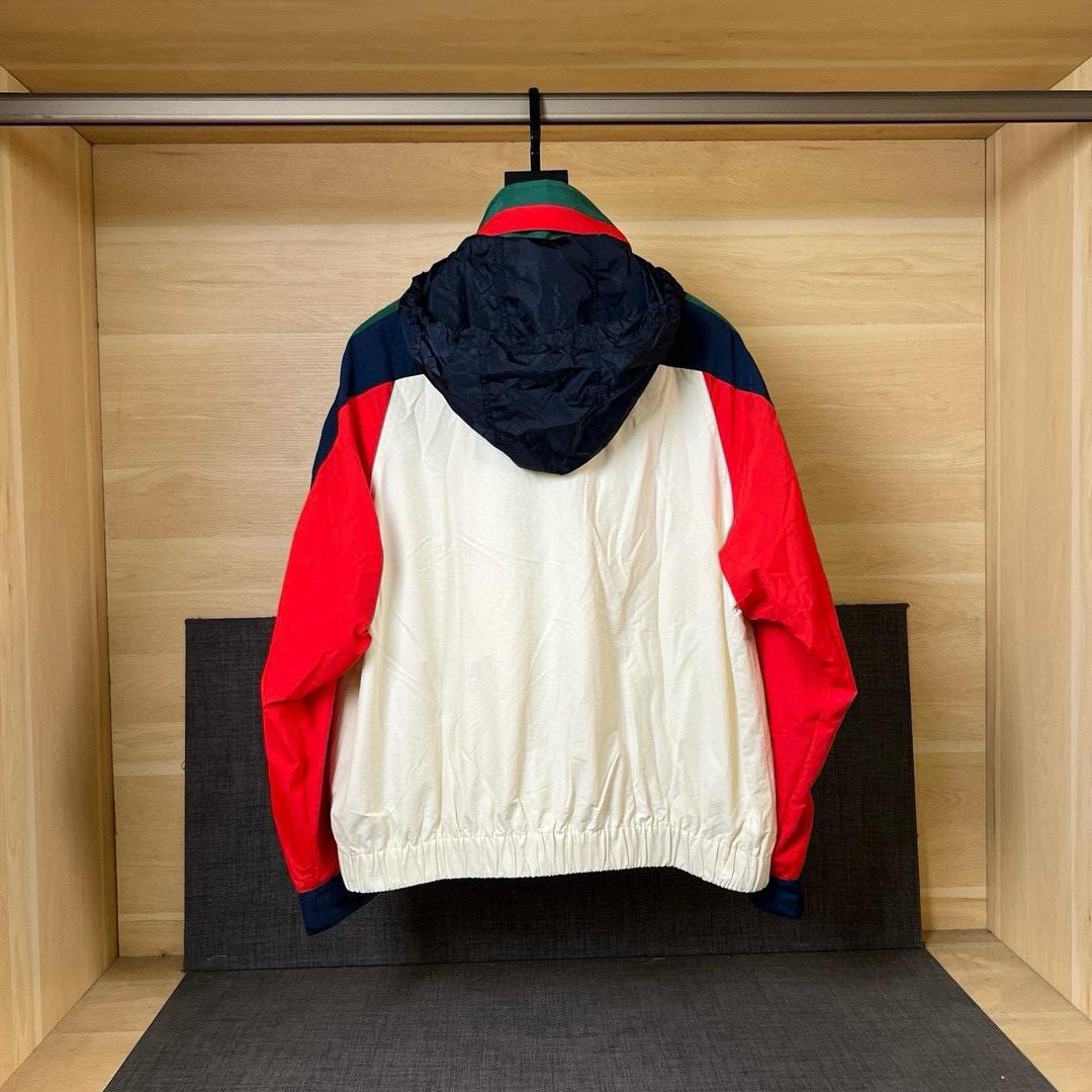 Gucci -Colour-block Bomber Jacket  - EUR FASHION