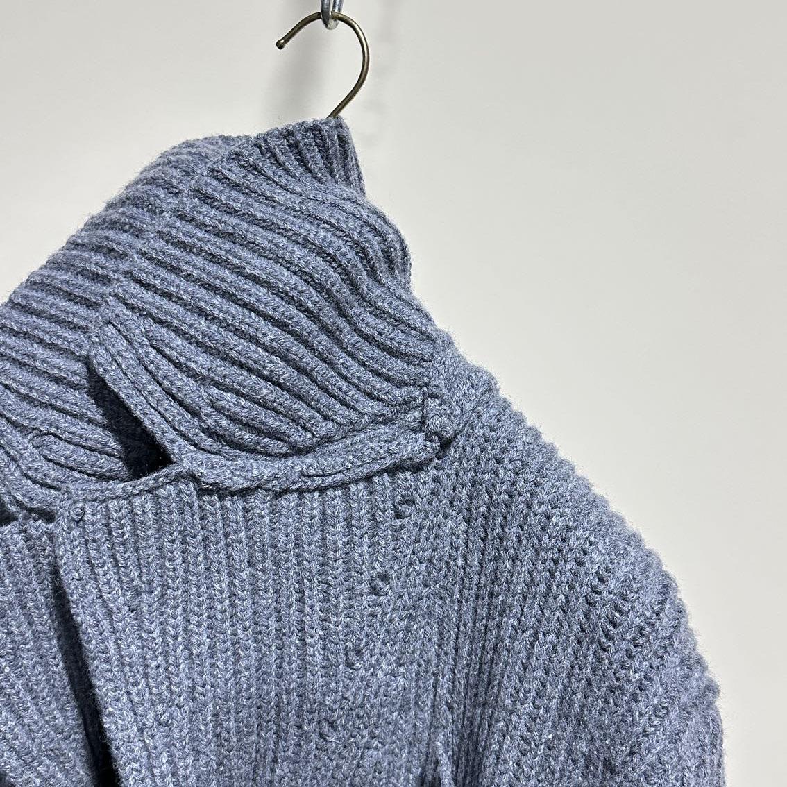 Bottega Veneta Gray Felted Coat - EUR FASHION