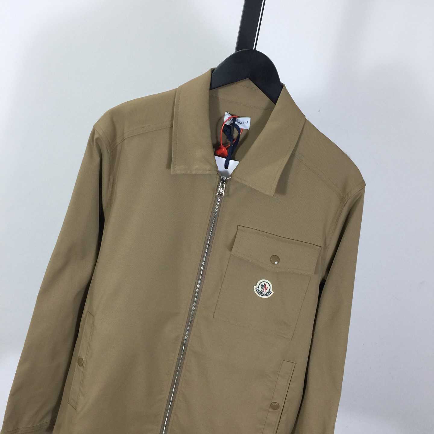 Moncler Gabardine Cotton Shirt Jacket - EUR FASHION