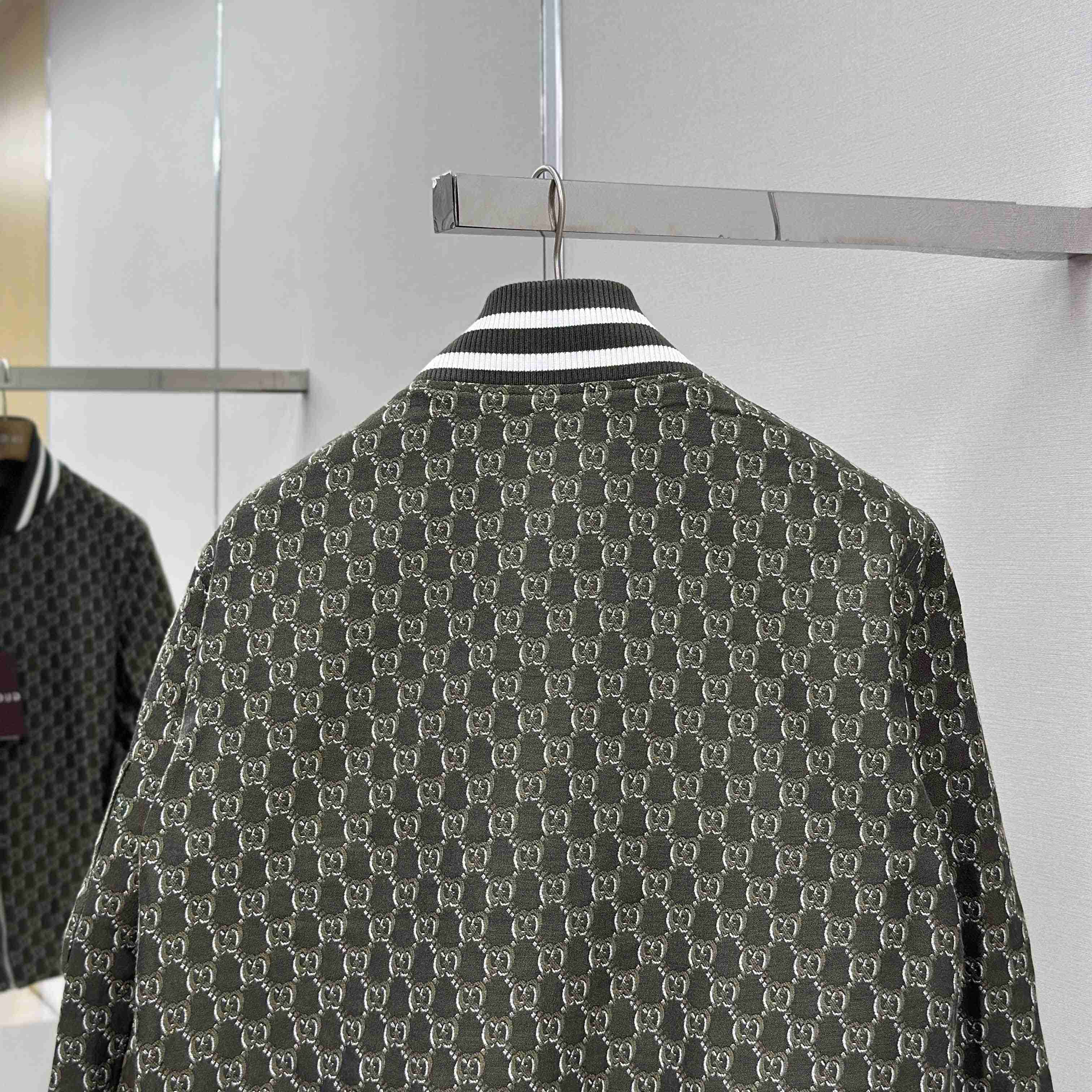 Gucci Logo-Jacquard Padded Cotton-Twill Bomber Jacket - EUR FASHION