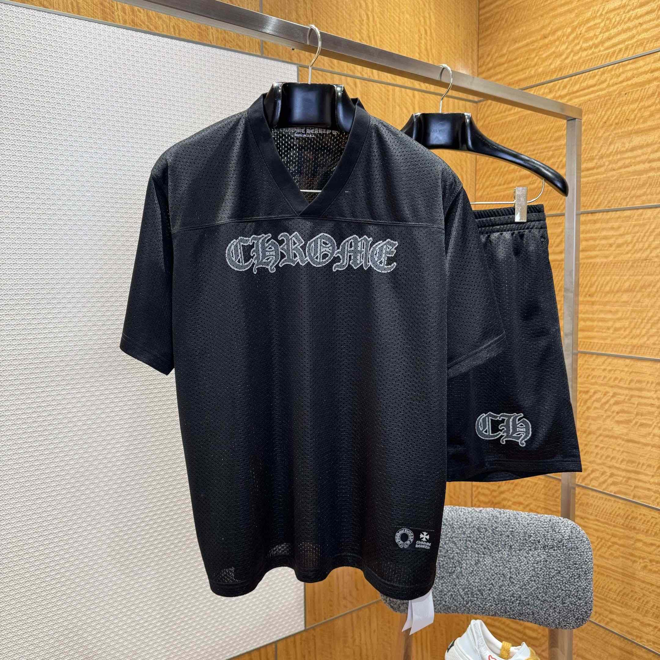 Chrome Hearts Stadium Mesh Short Sleeve & Shorts - EUR FASHION