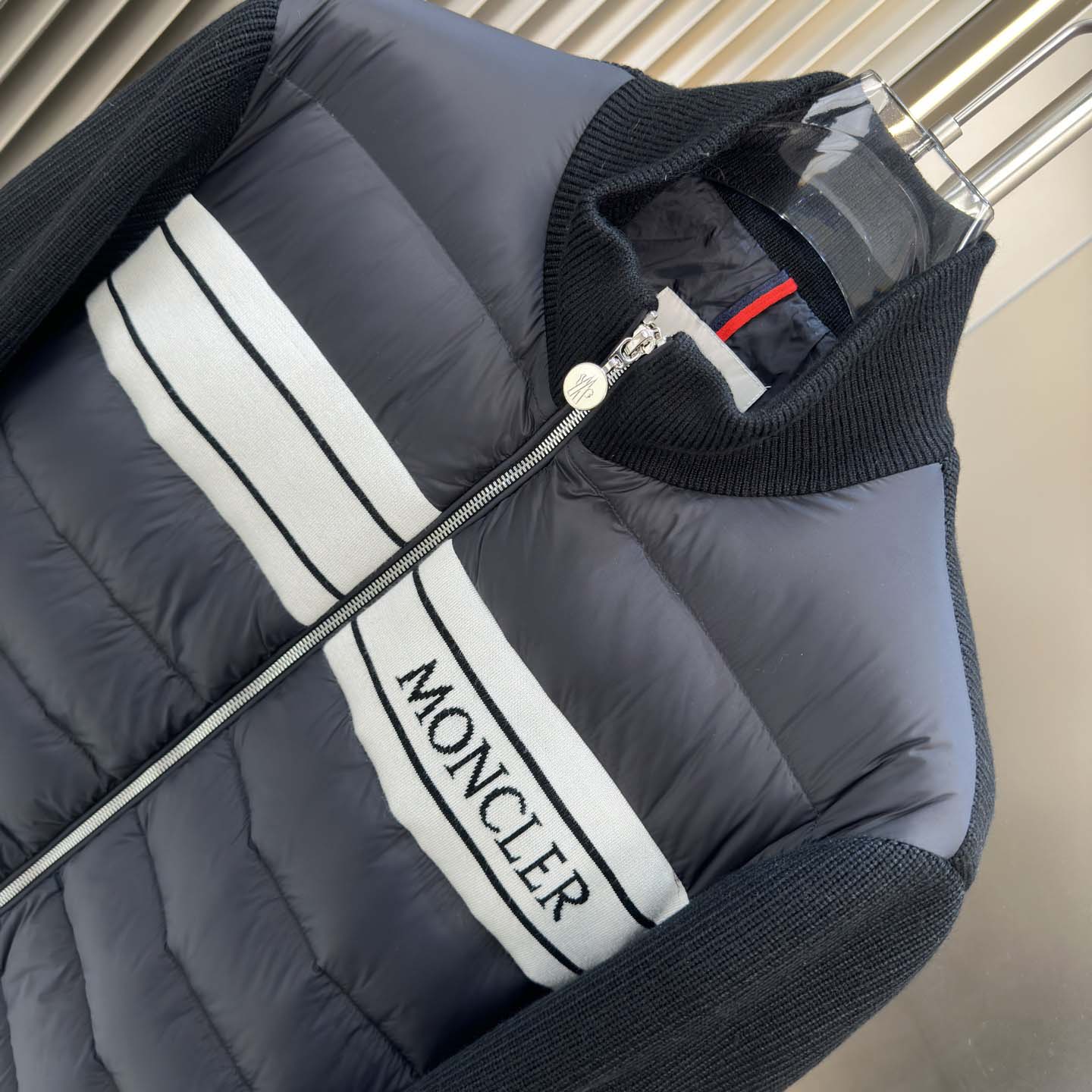 Moncler Color Block Zip Cardigan  - EUR FASHION