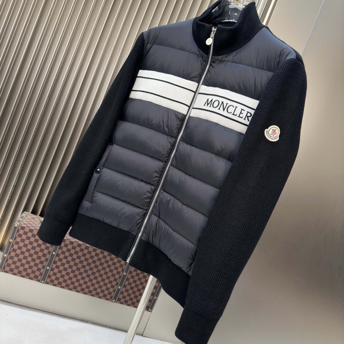 Moncler Color Block Zip Cardigan  - EUR FASHION