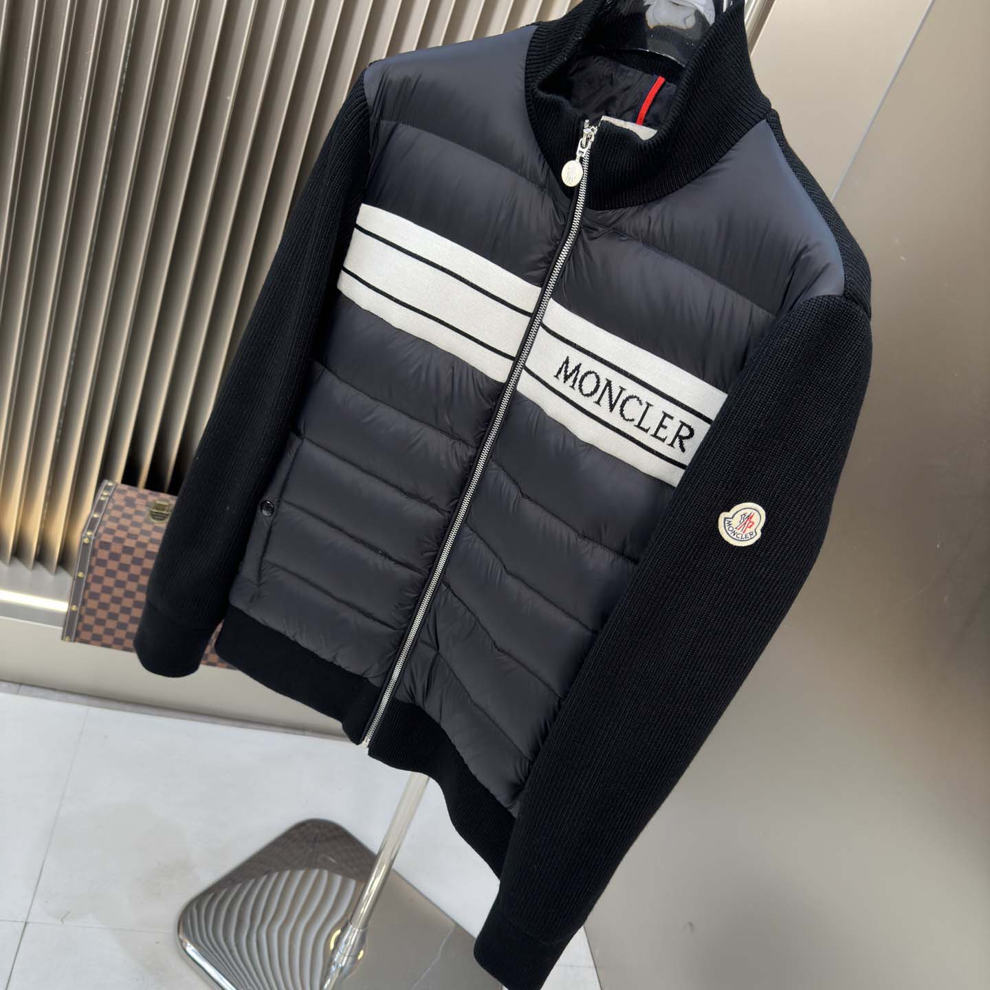 Moncler Color Block Zip Cardigan  - EUR FASHION