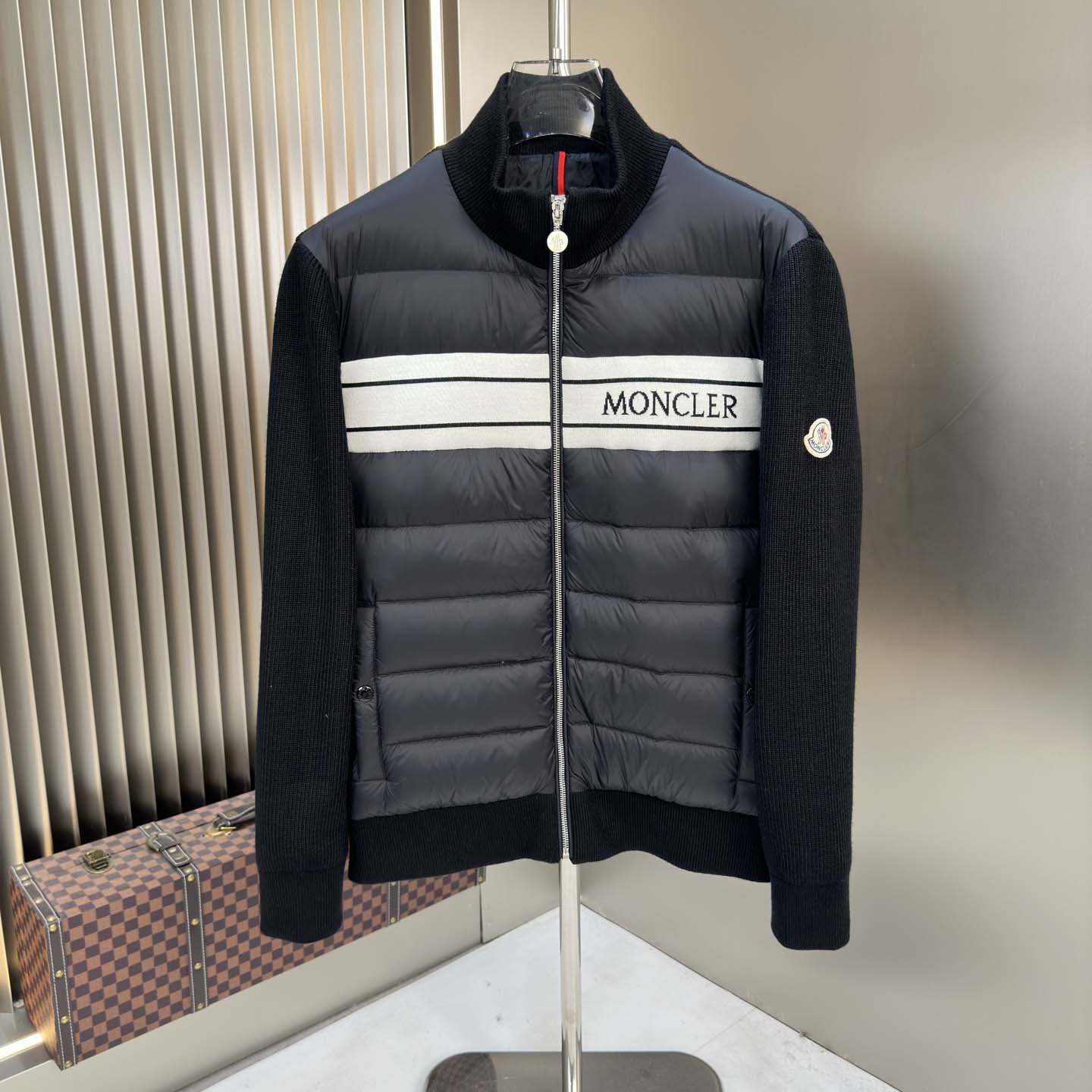 Moncler Color Block Zip Cardigan  - EUR FASHION