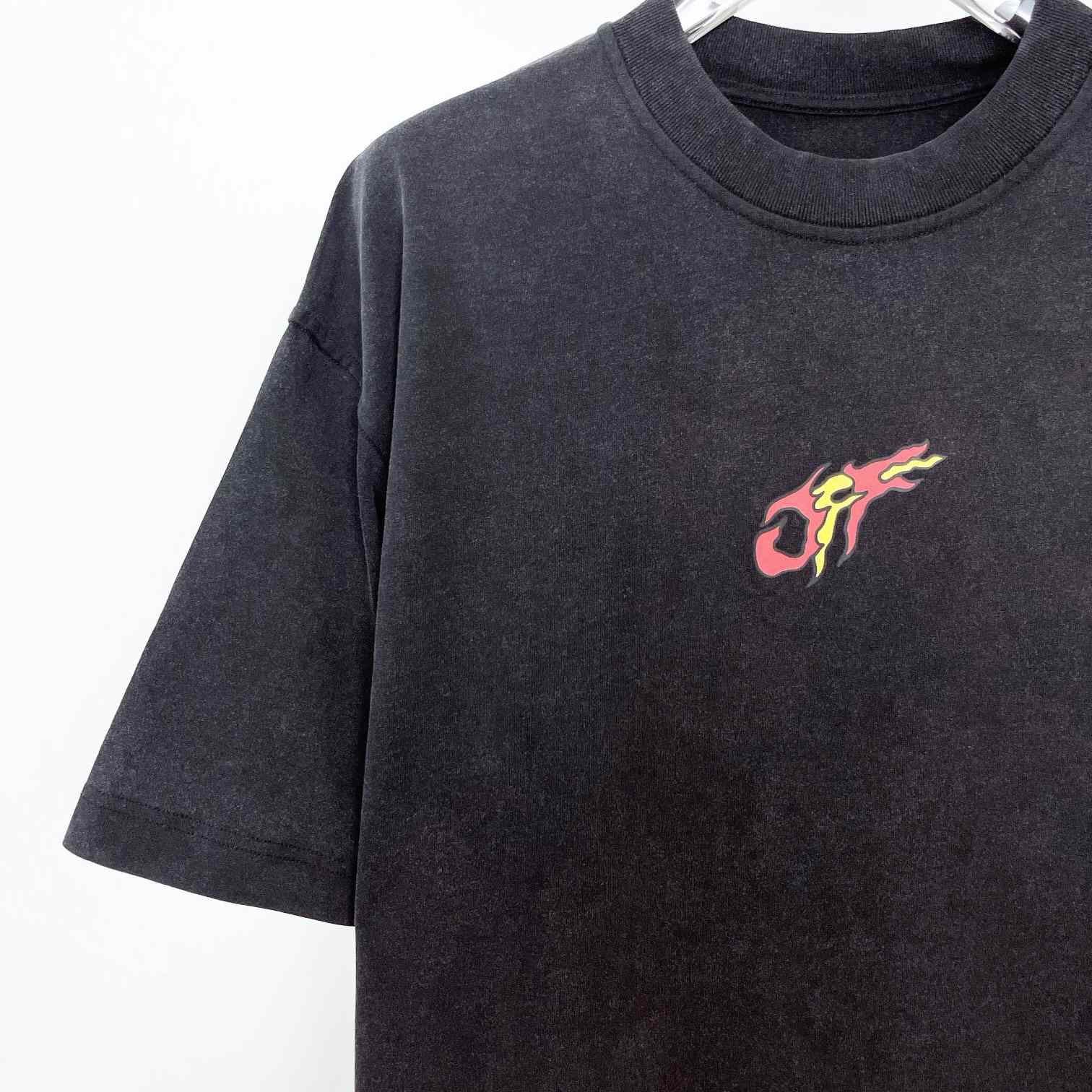 Off-White x BMC Paris Black Logo Oversized T-Shirt - EUR FASHION