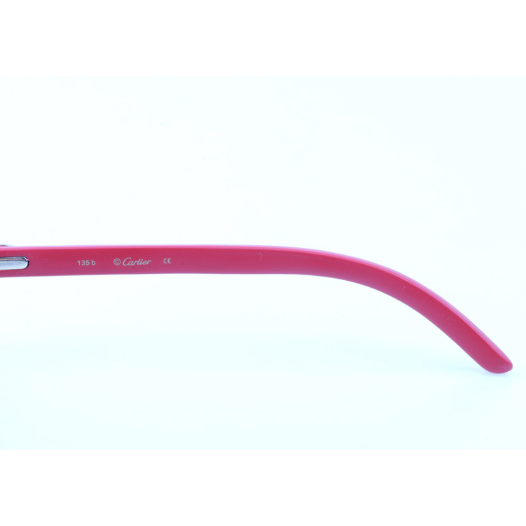 Cartier CT_3524012 Red Wood Sunglasses In Gold Gradient Blue - EUR FASHION