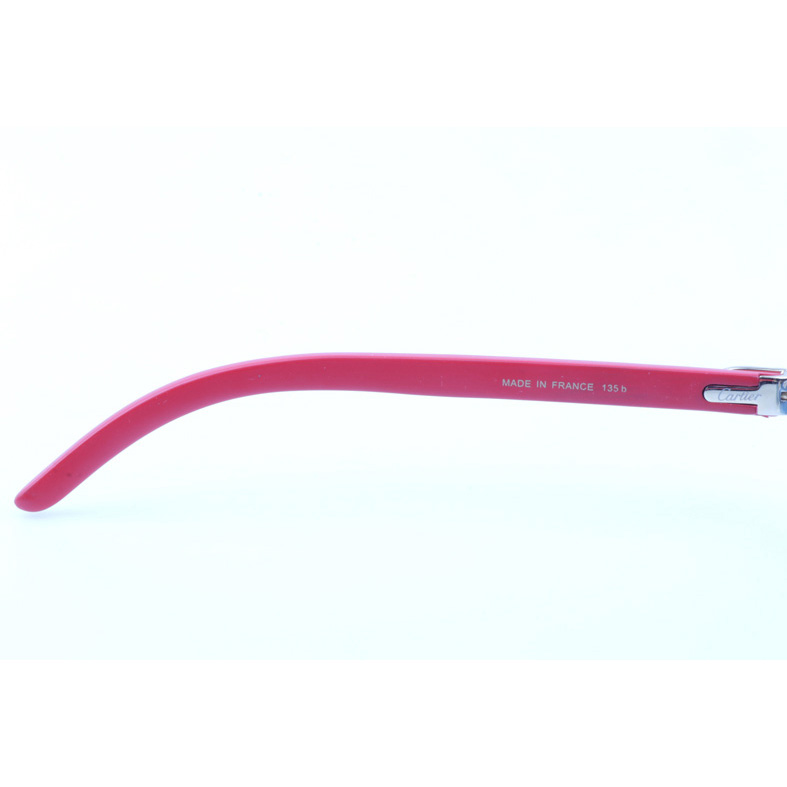 Cartier CT_3524012 Red Wood Sunglasses In Gold Gradient Blue - EUR FASHION