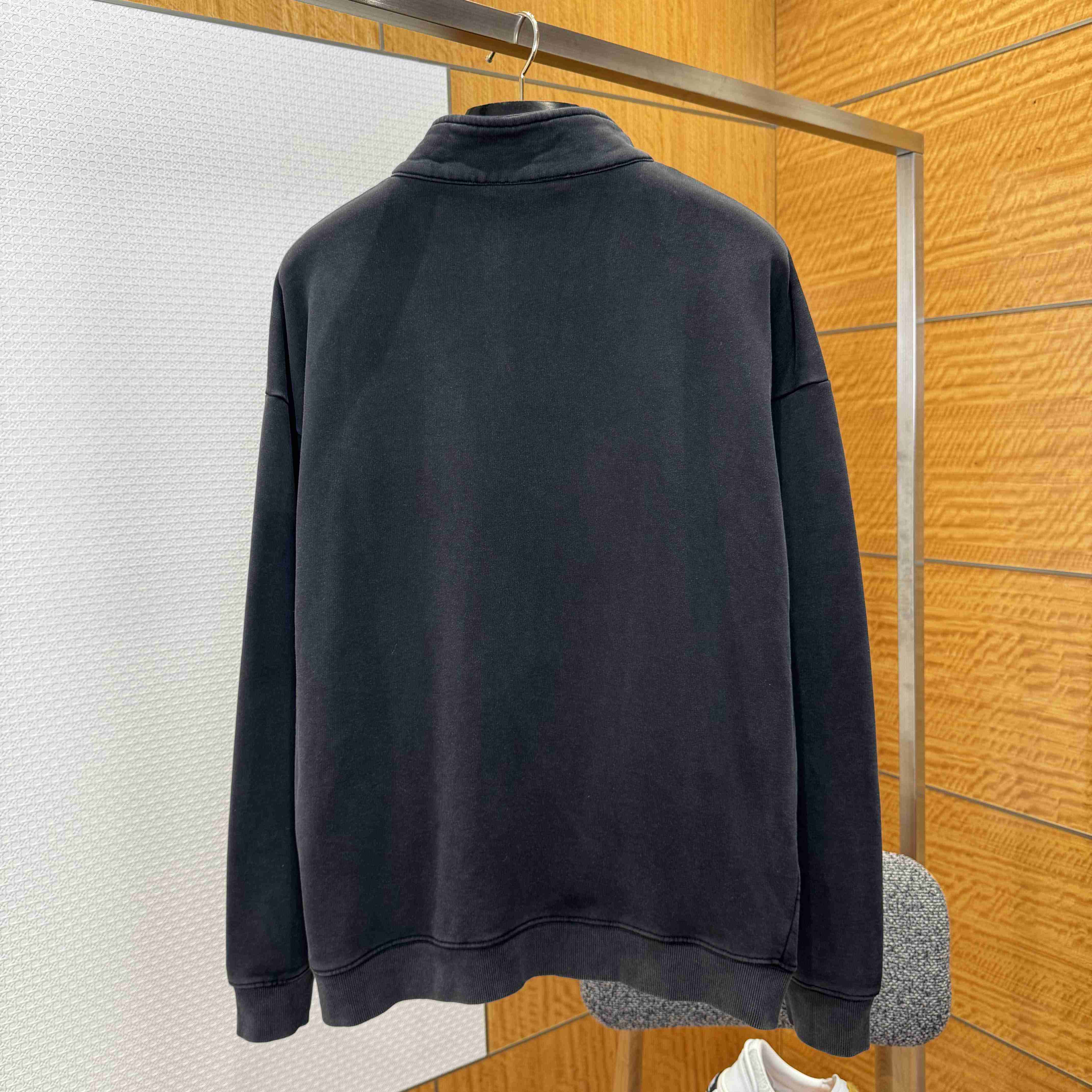 Dior Diorling Sweatshirt With Zipped Collar  - EUR FASHION