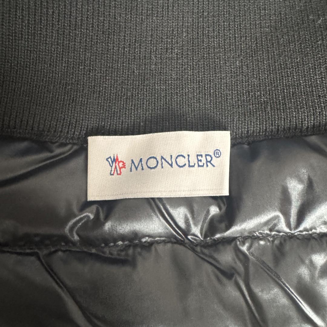 Moncler Padded Wool Zip-Up Cardigan In Black    Z503 - EUR FASHION
