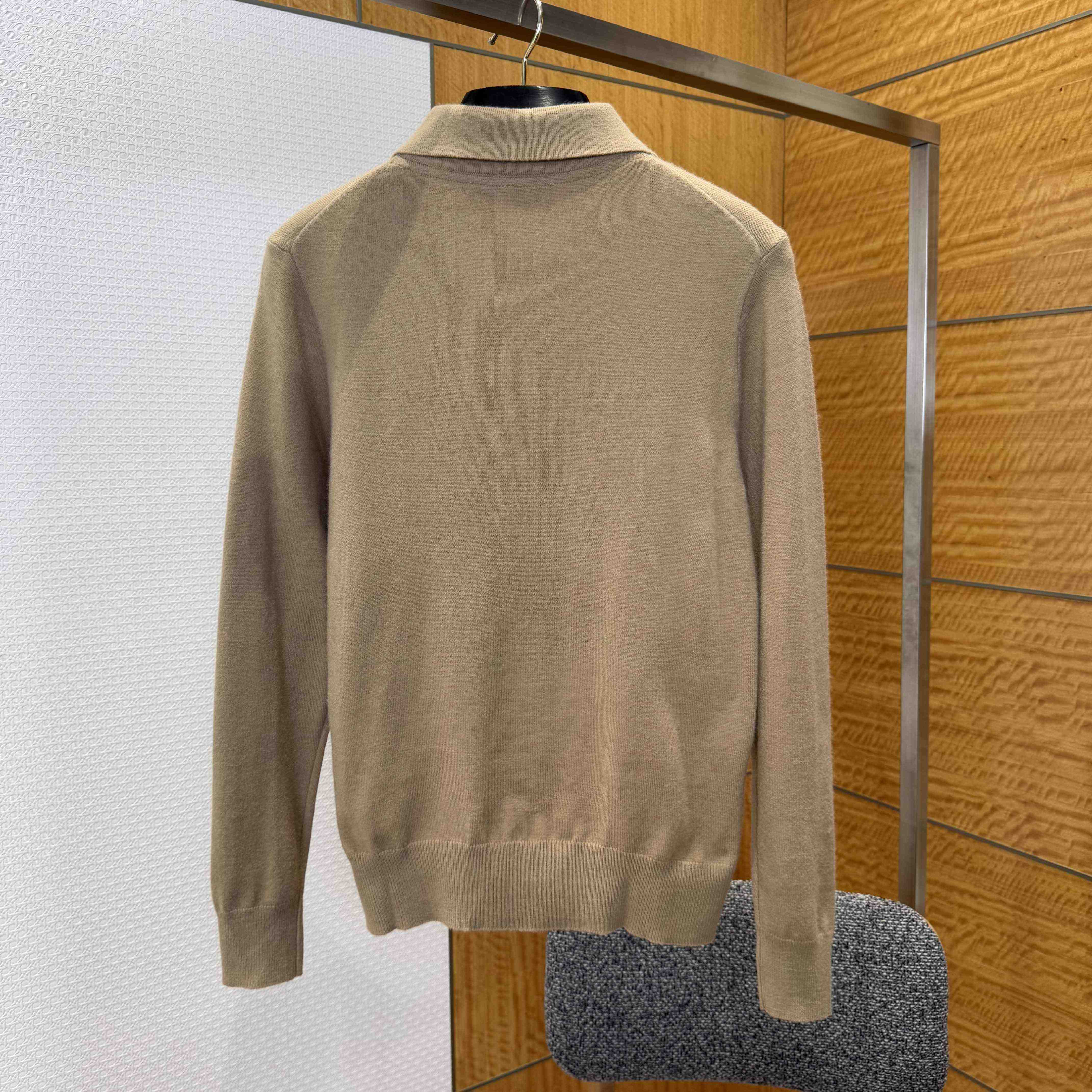 Burberry Long-sleeve Cashmere Blend Polo Shirt - EUR FASHION