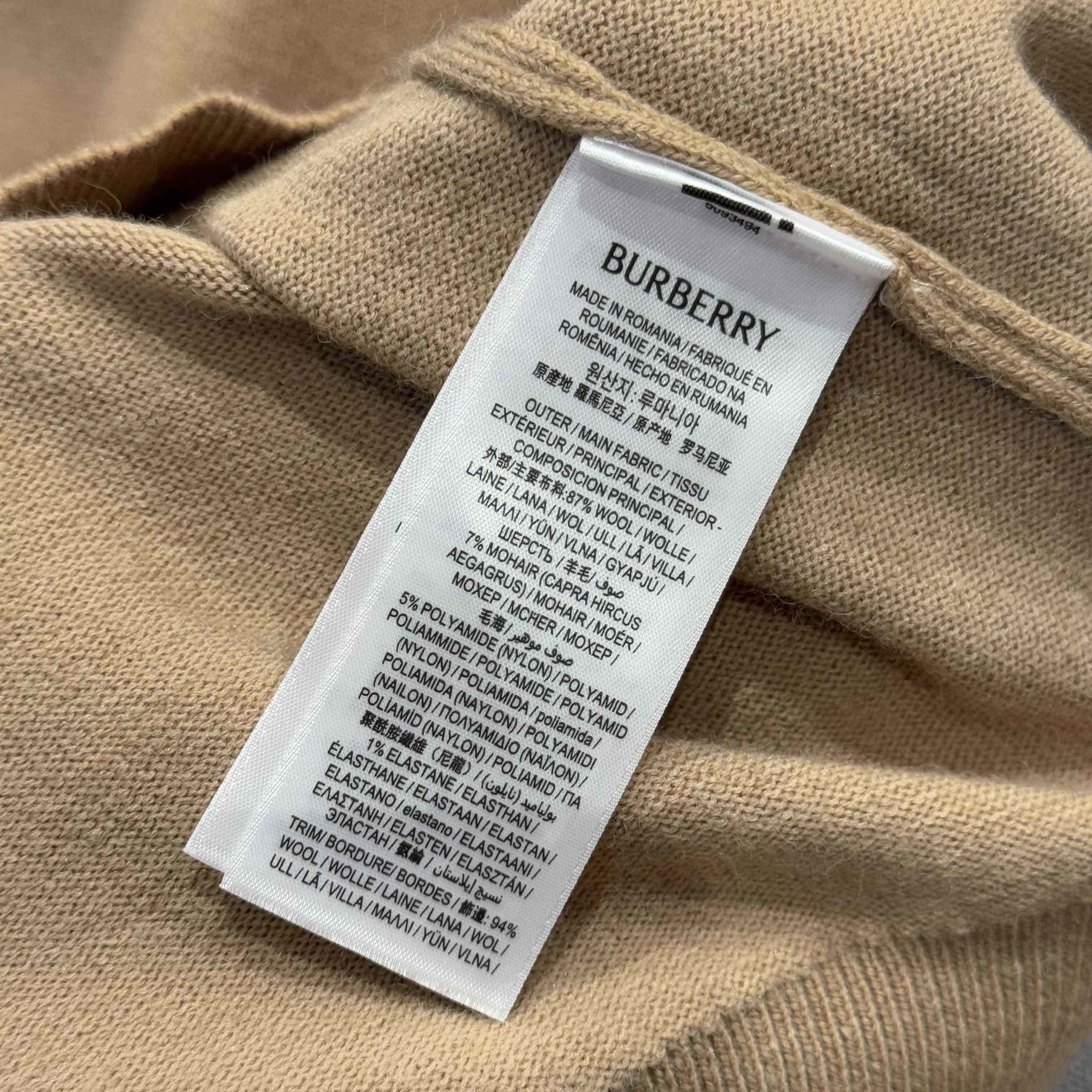 Burberry Long-sleeve Cashmere Blend Polo Shirt - EUR FASHION