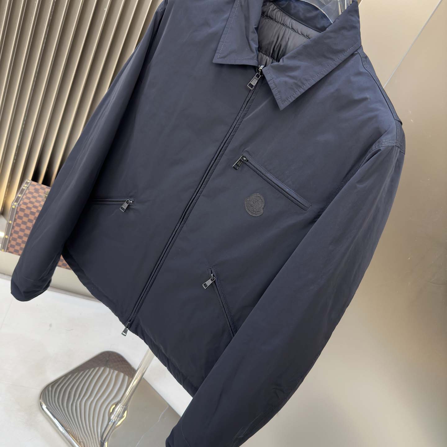 Moncler Cidone Reversible Down Shirt Jacket - EUR FASHION