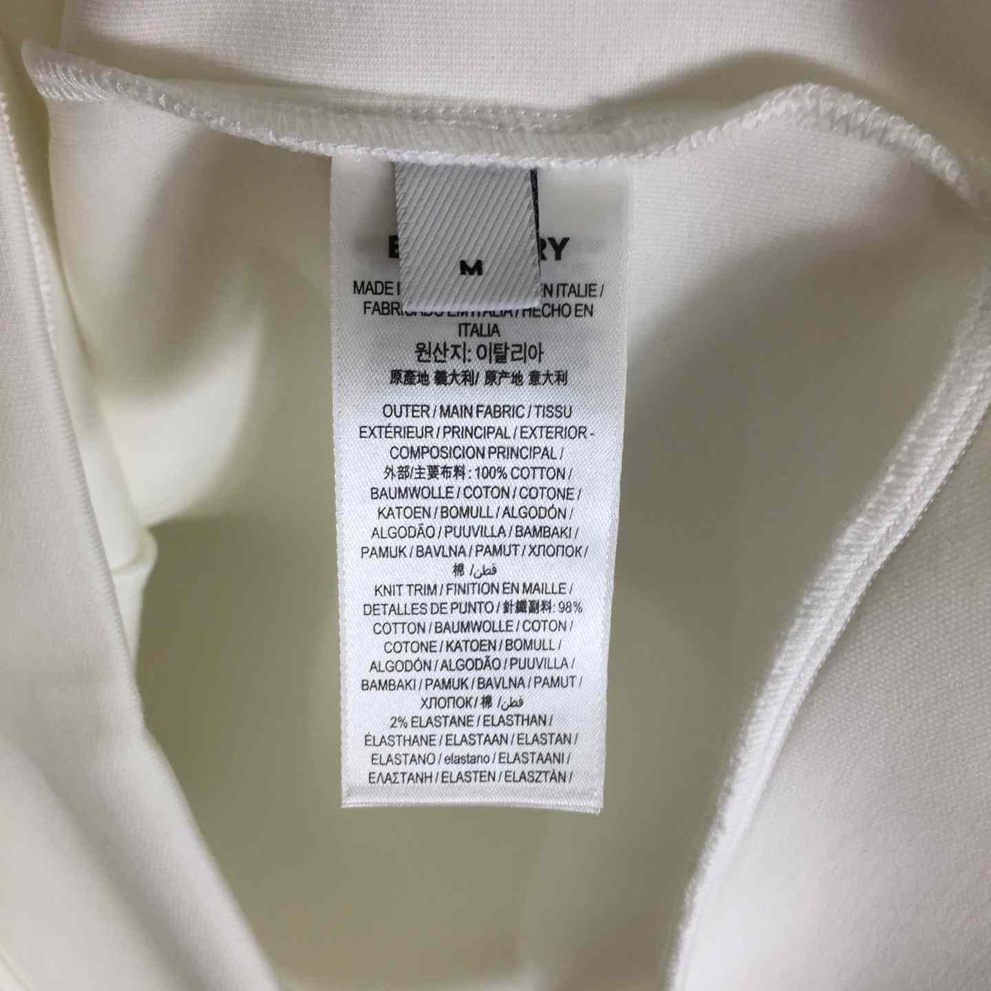 Burberry Cotton Sweatshirt - EUR FASHION