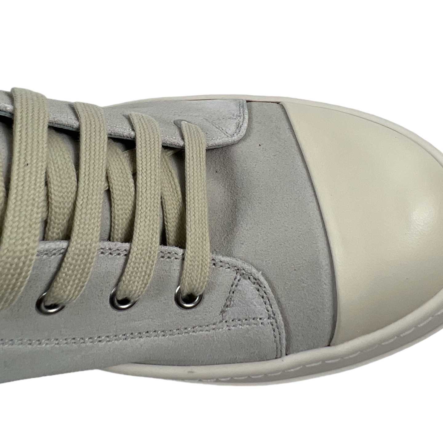 Rick Owens Low Tops Grey Suede Shoes - EUR FASHION