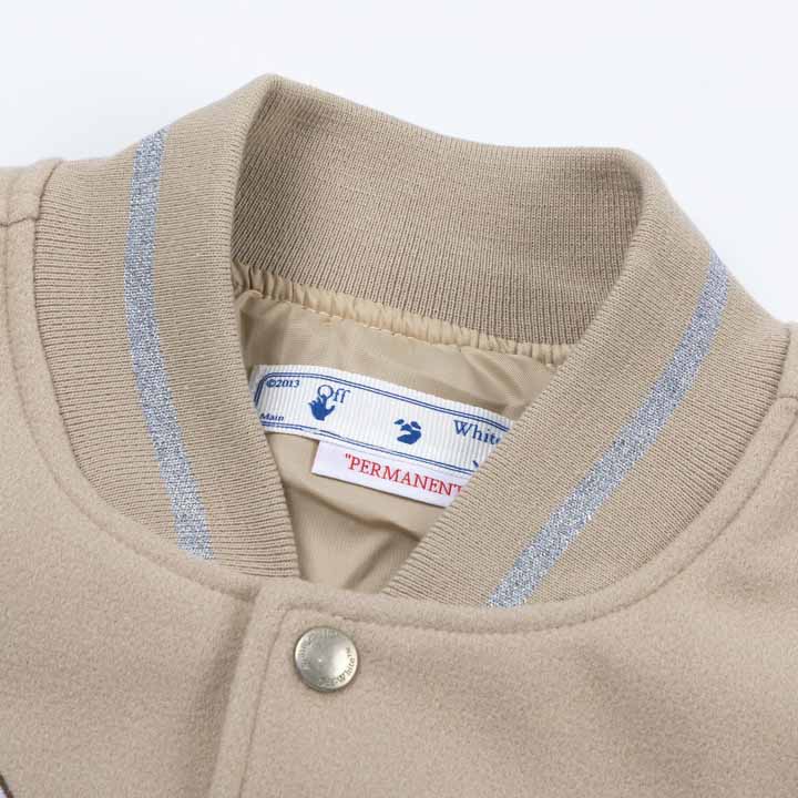 Off-White AC Milan Patch Varsity Jacket - EUR FASHION