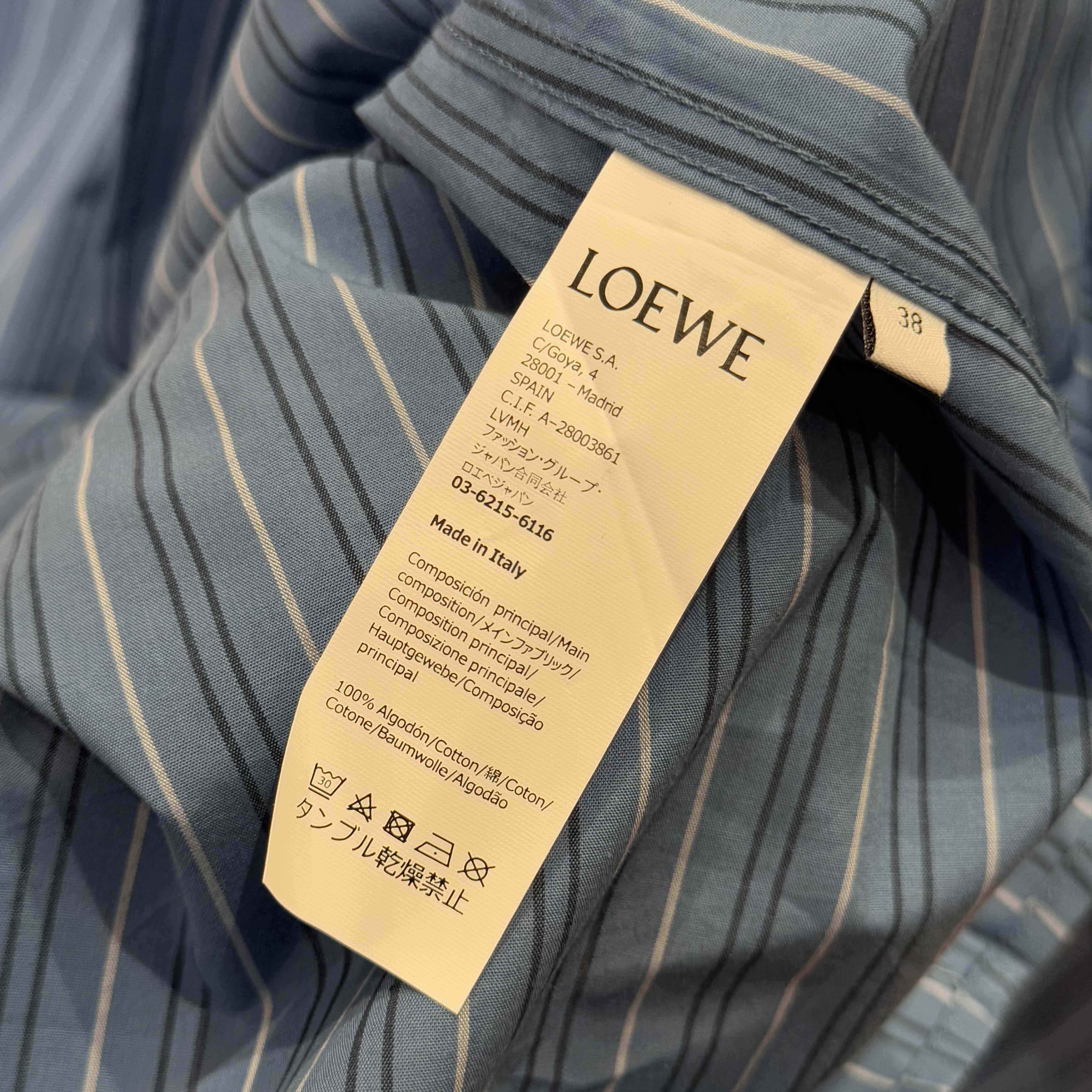 Loewe Shirt 'Stone Blue' - EUR FASHION