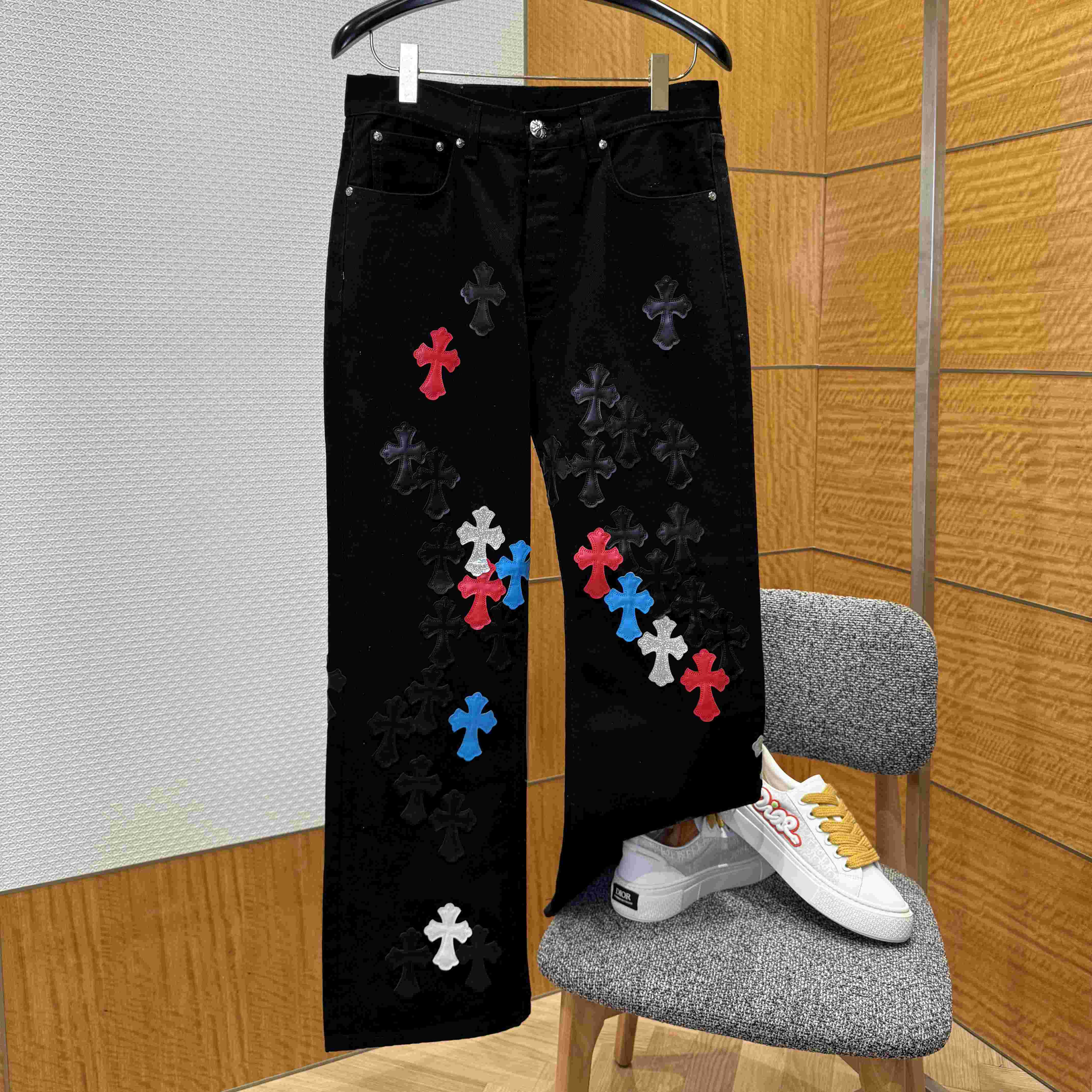 Chrome Hearts Jeans - EUR FASHION