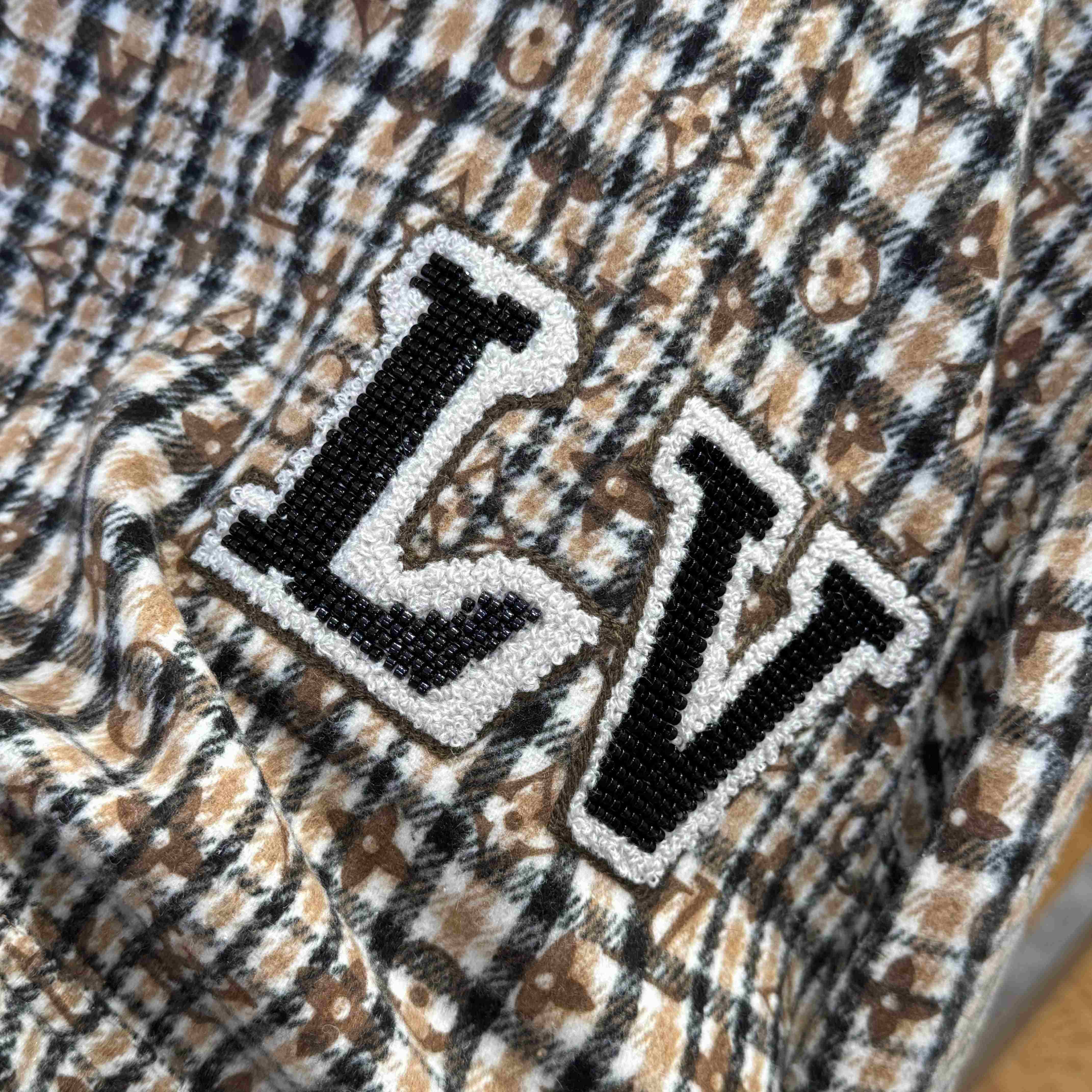 Louis Vuitton Monogram Wool Harrington Blouson   1AGIP7 - EUR FASHION