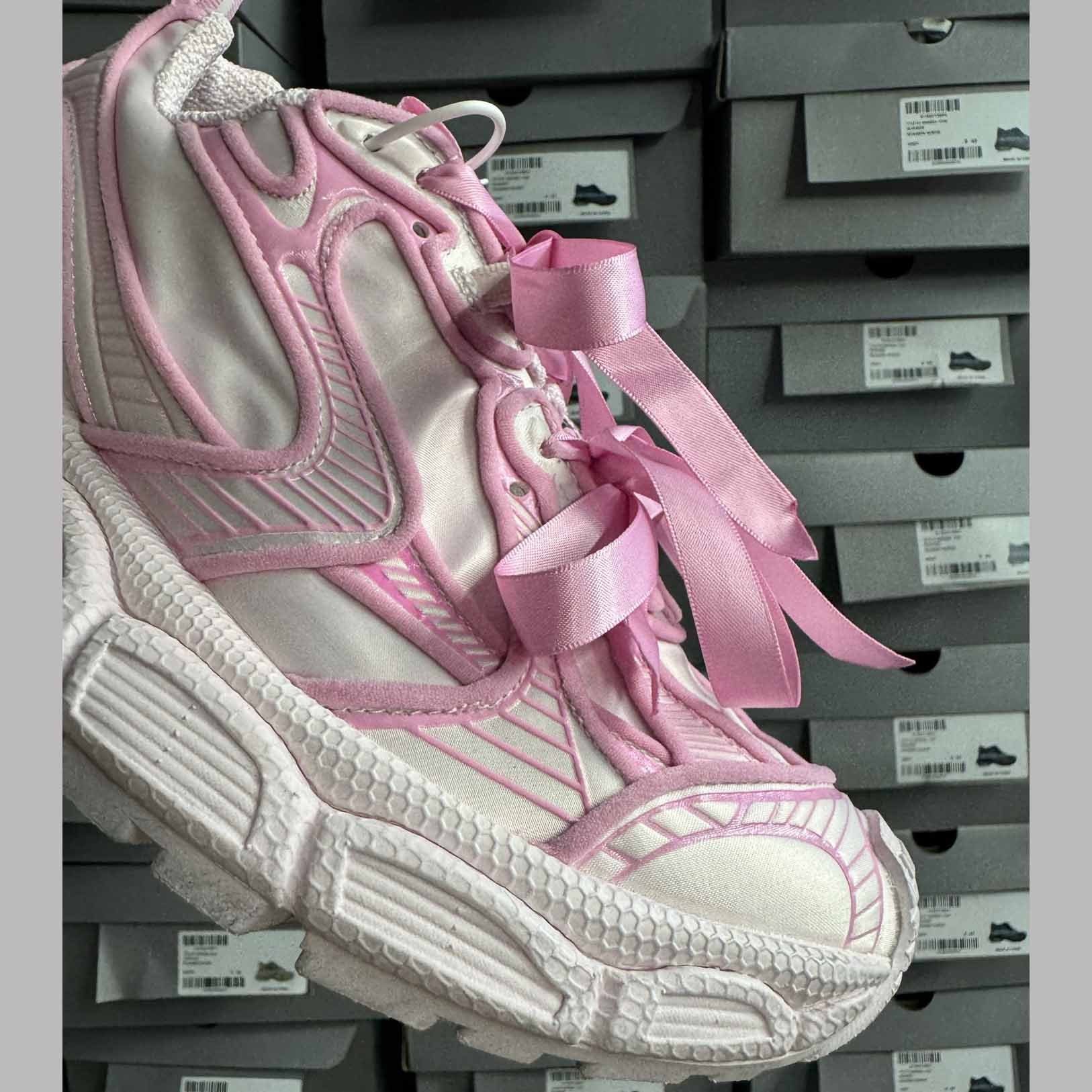 Balenciaga 3XL VG Edition Satin Bows Pink  - EUR FASHION