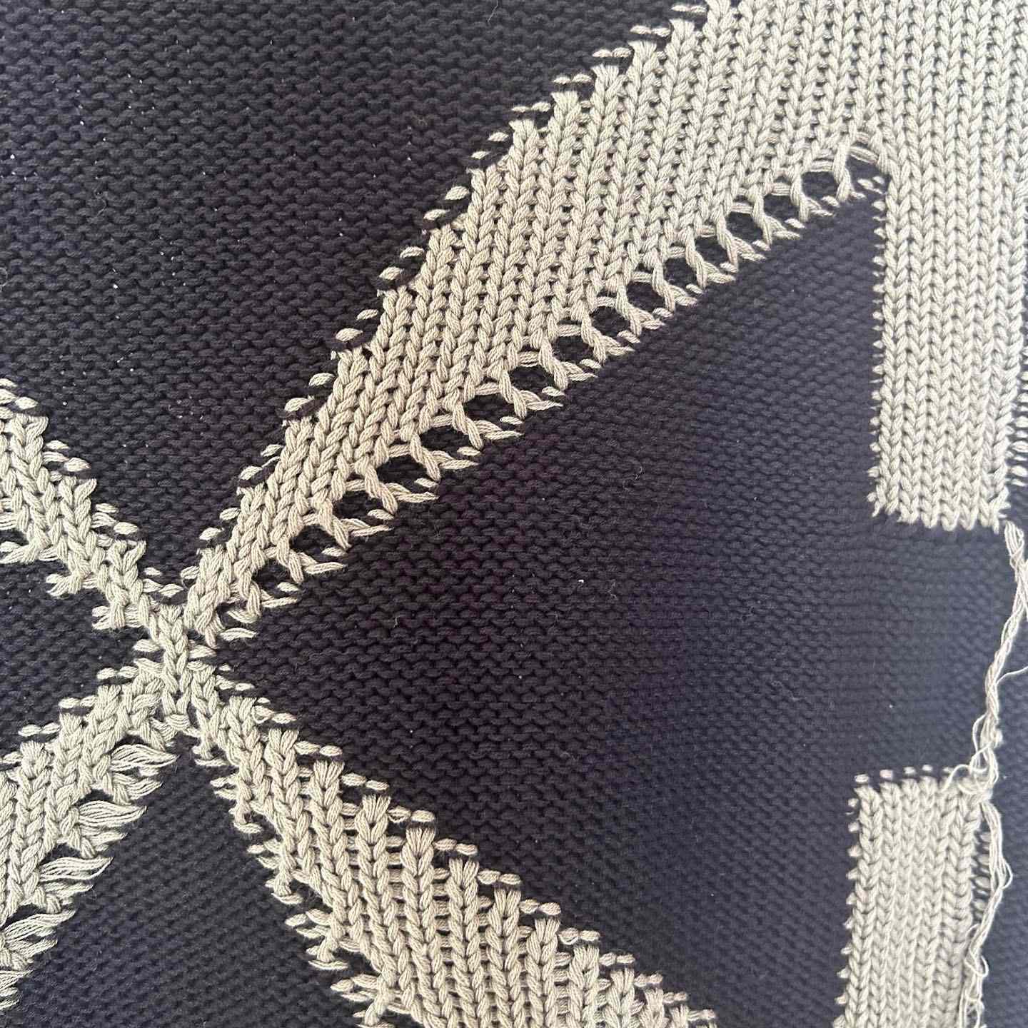 Off-White Reverse Arrow Diag Knit Crewneck 'Black/Green' - EUR FASHION