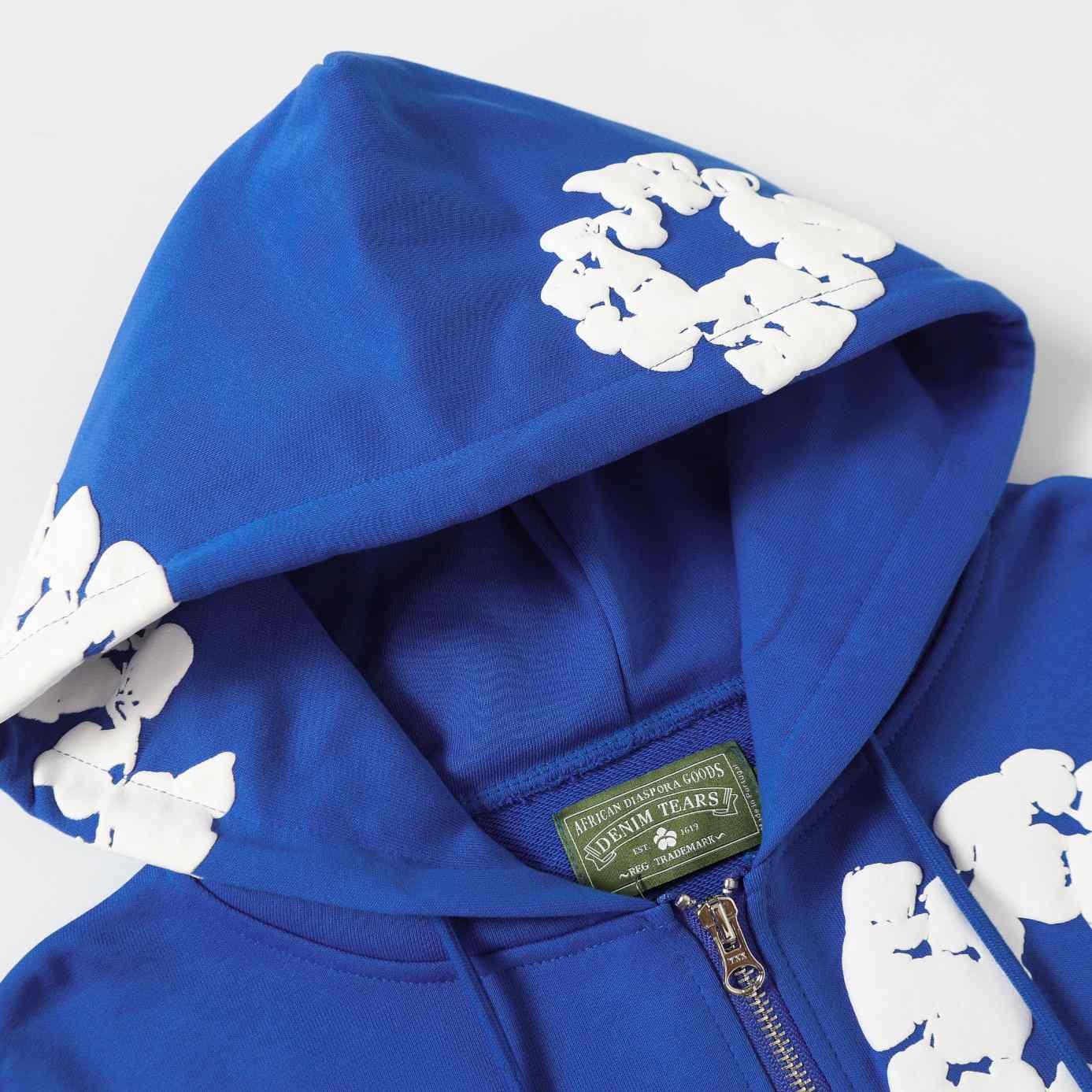 Denim Tears Cotton Wreath Zip Hoodie  - EUR FASHION