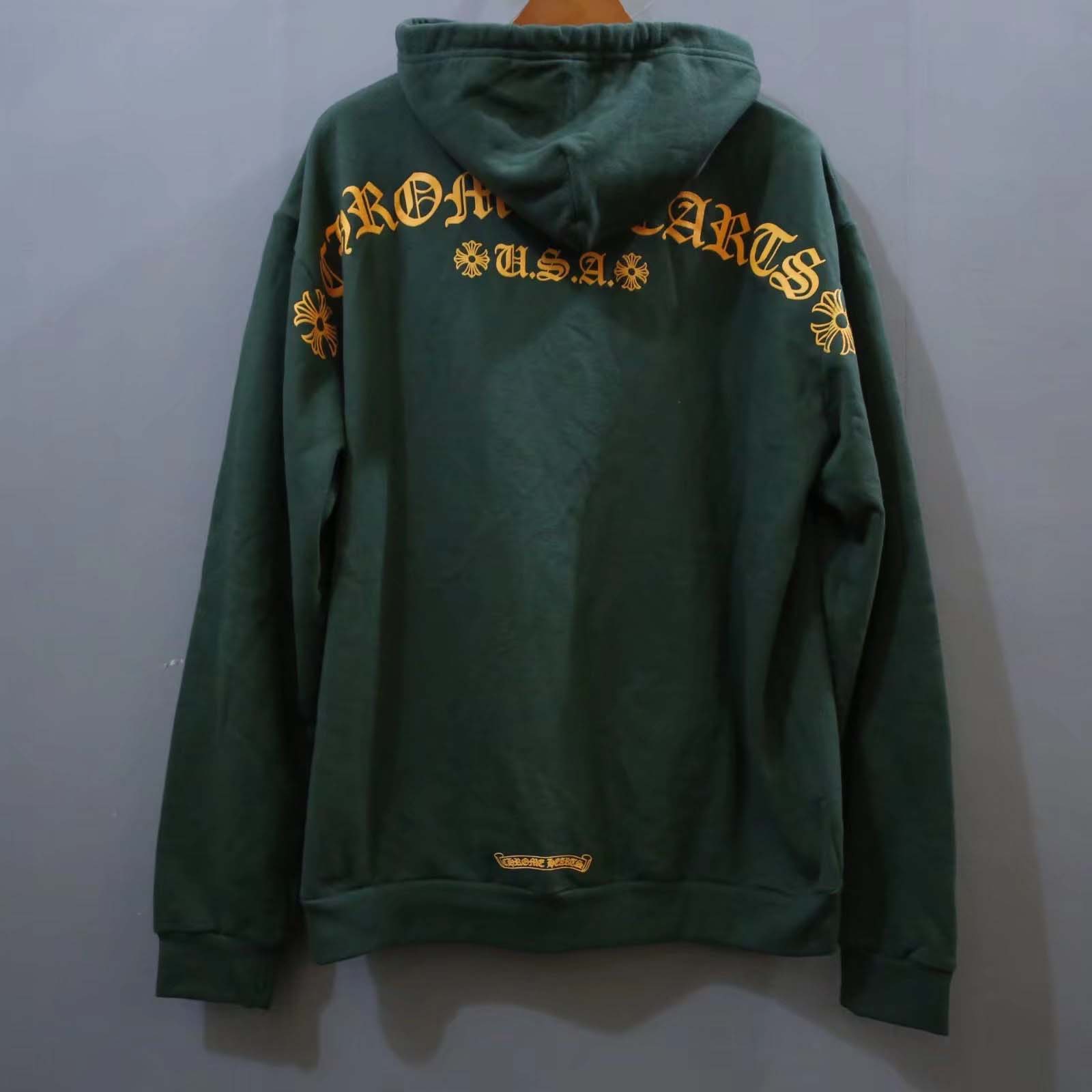 Chrome Hearts T Bar Sweatshirt 'Green/Gold' - EUR FASHION