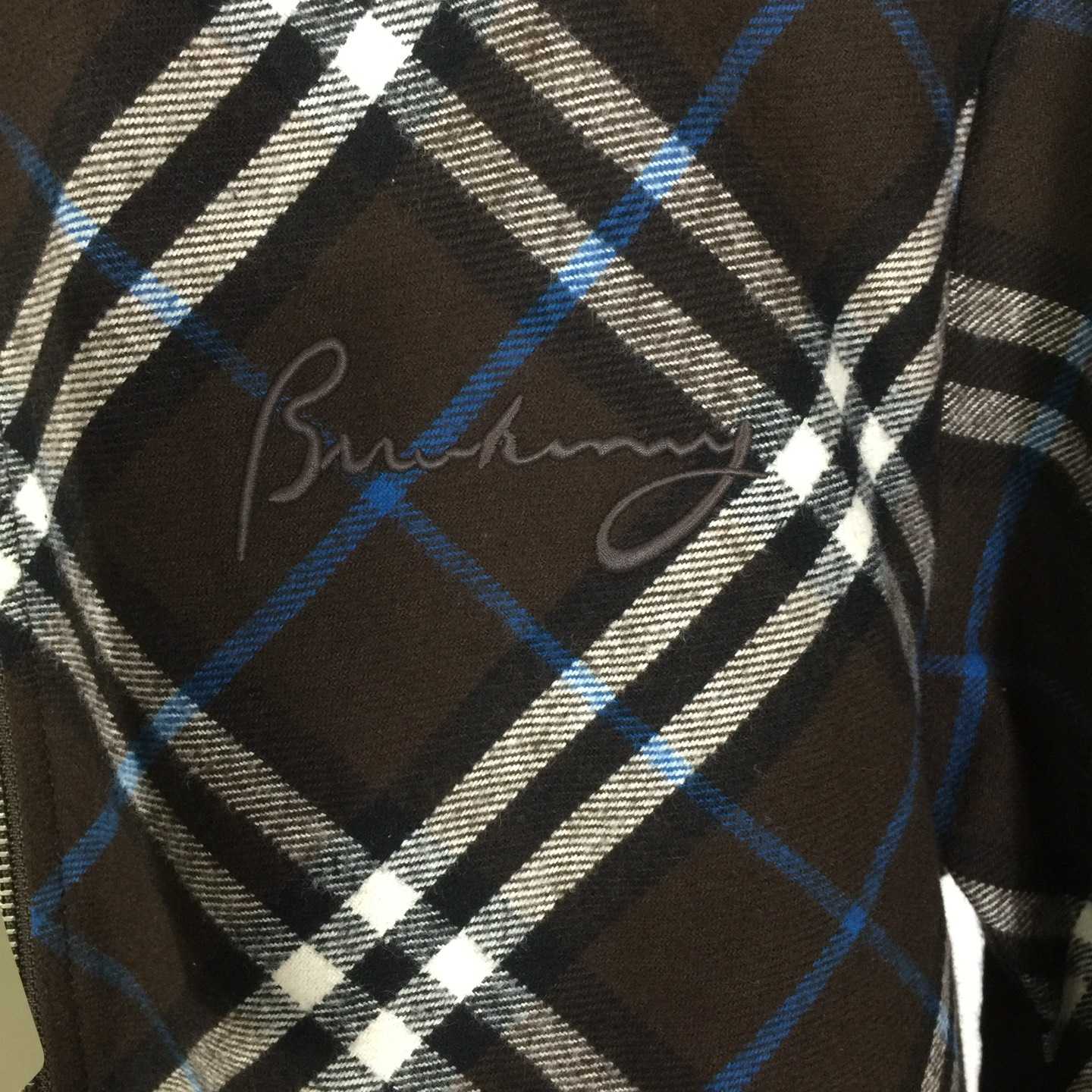 Burberry Check Wool Cashmere Bomber Jacket - EUR FASHION