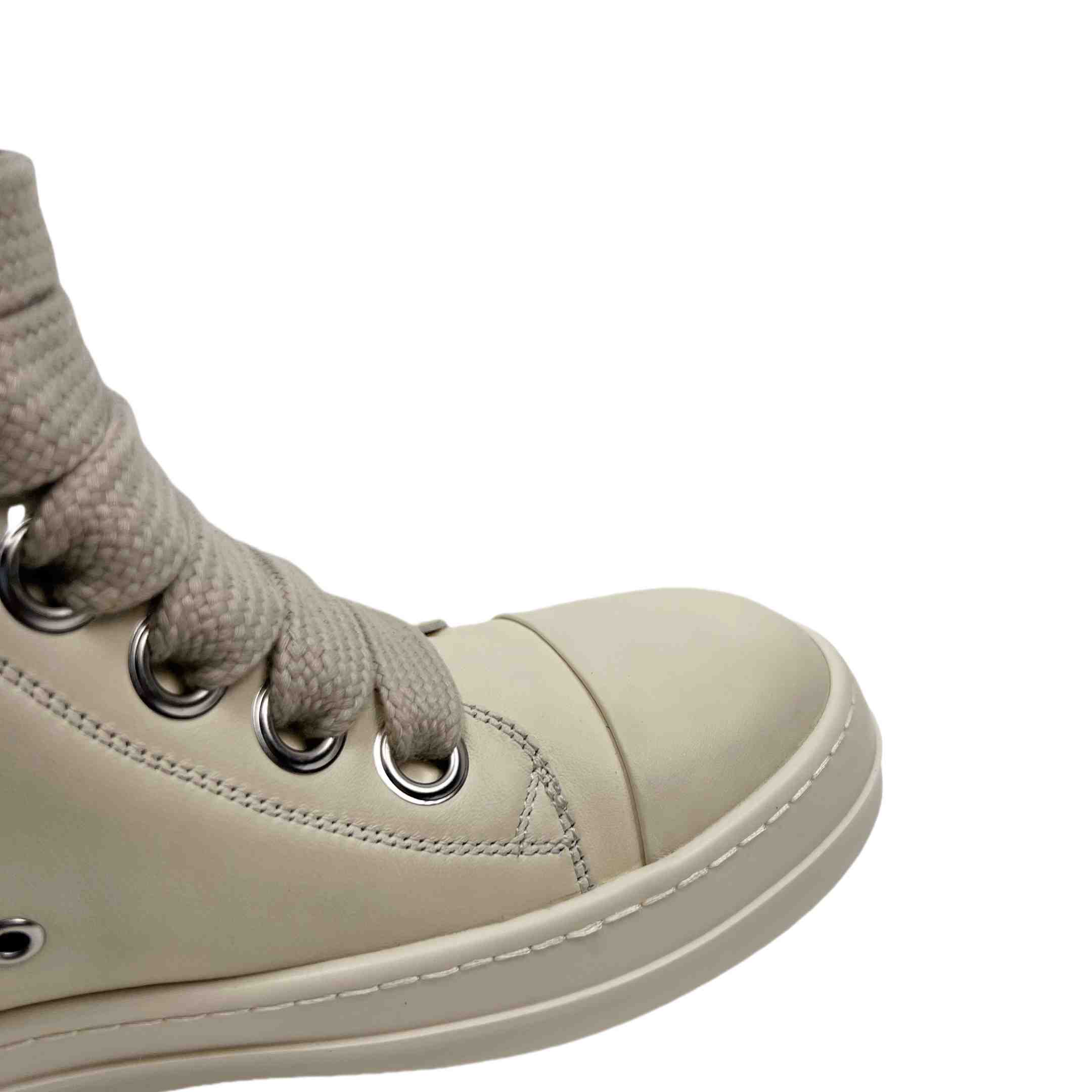 Rick Owens Lido High Sneaks Jumbo Laced Milk - EUR FASHION